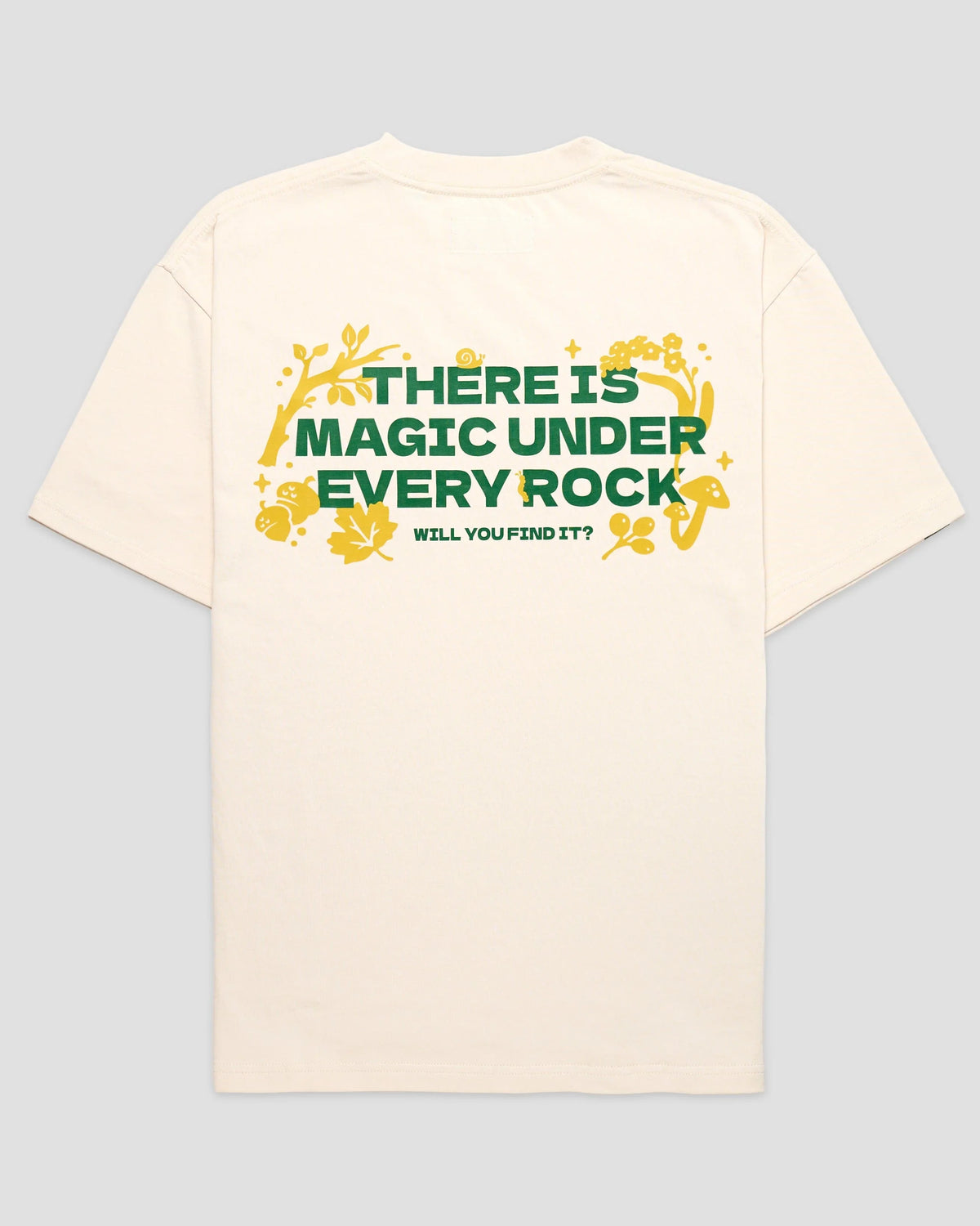 TALKING TOES | Curious by Nature Oversized Tee | Cream