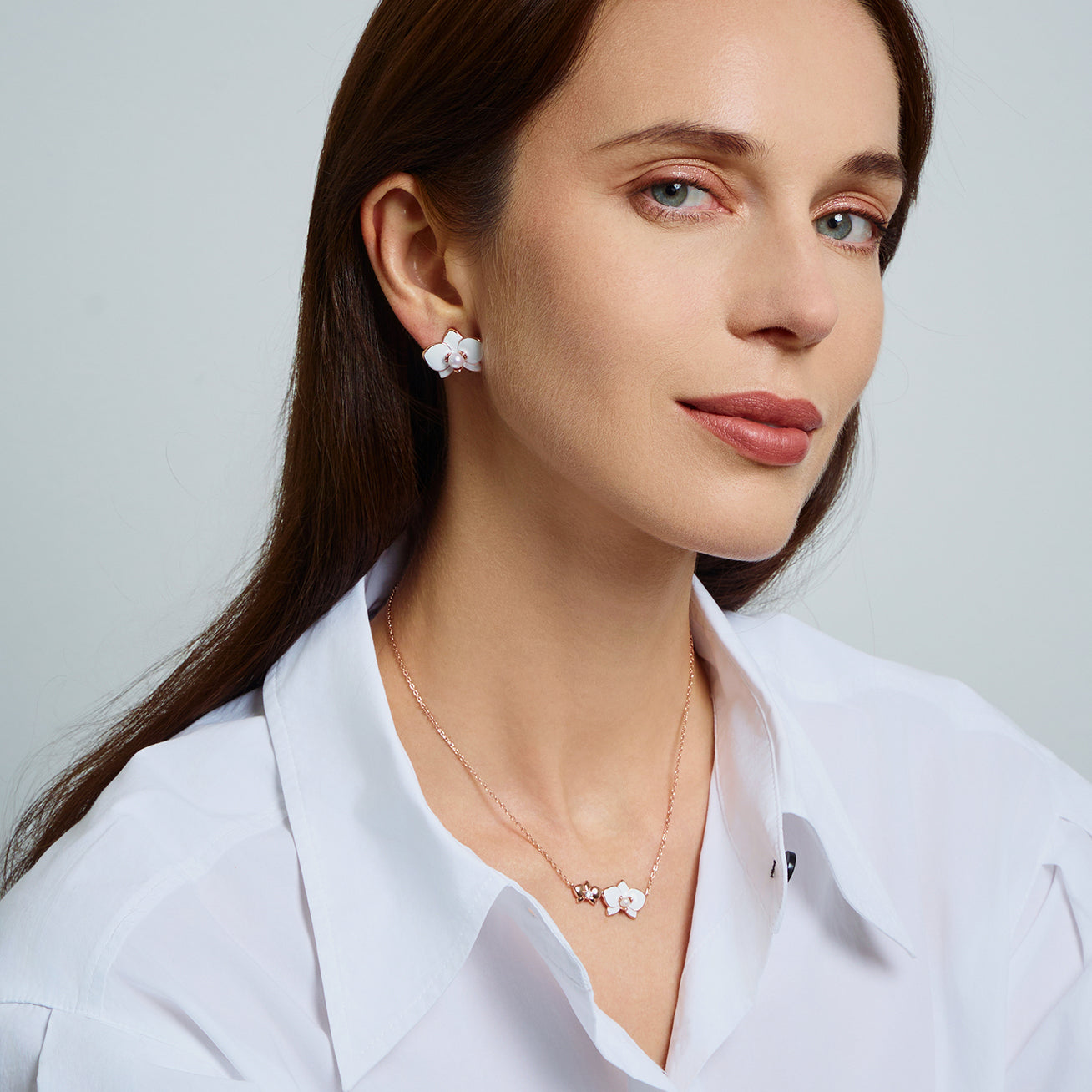 PEARLY LUSTRE | Top Grade Freshwater Pearl Set WS00120 | ORCHID