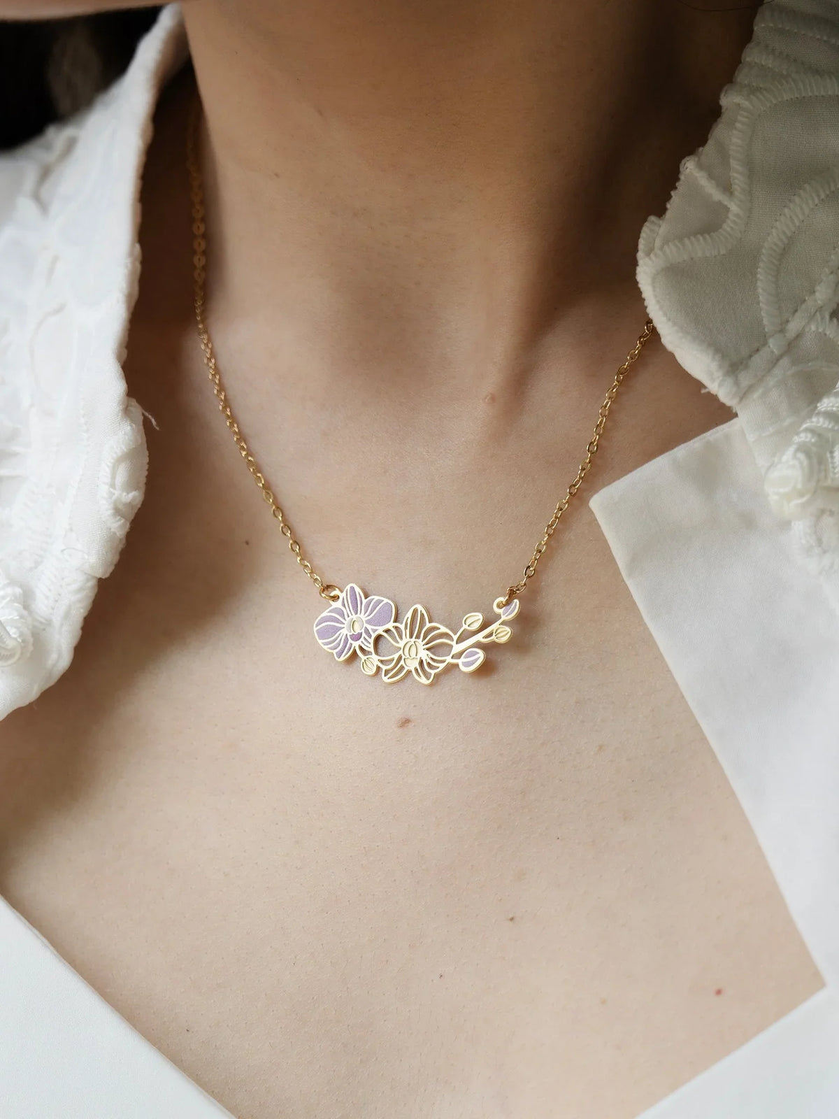 EMBRACE JEWELLERY | Orchid Necklace