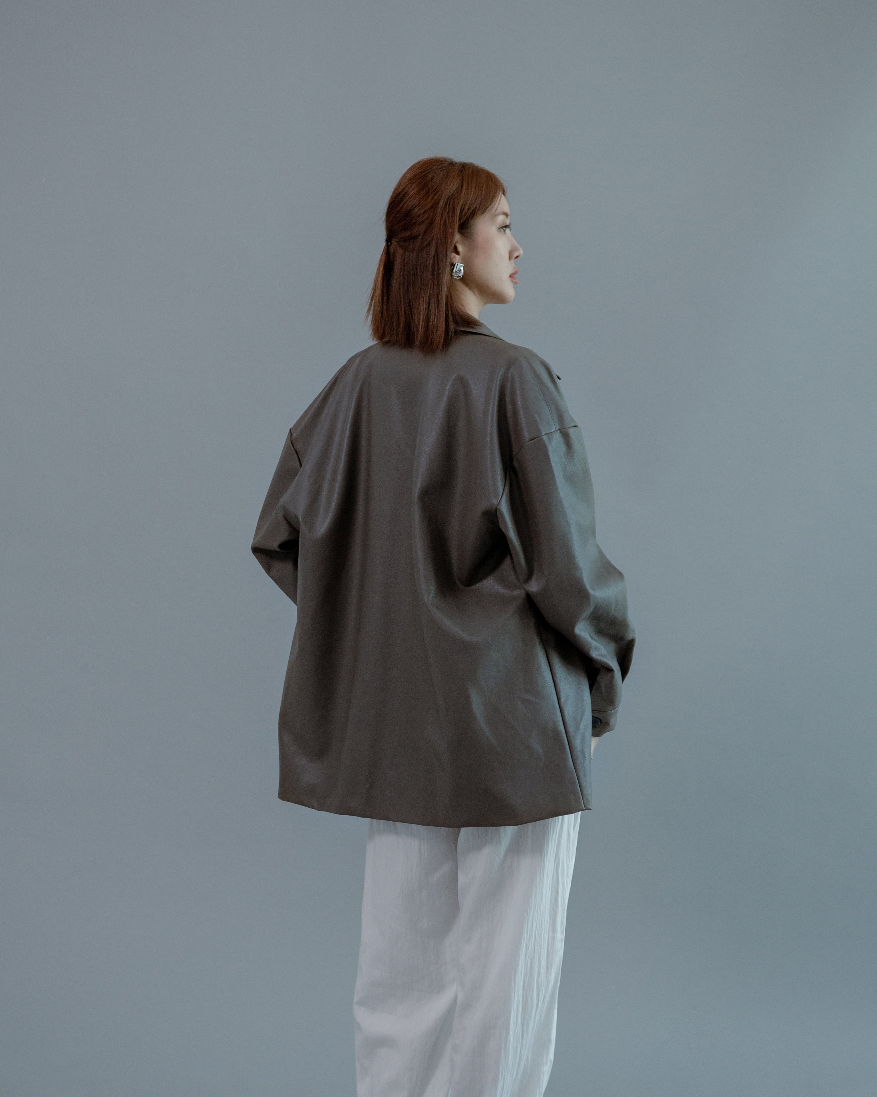 SAERO COLLECTIVE | Gajuk Oversized Jacket | Charcoal Grey