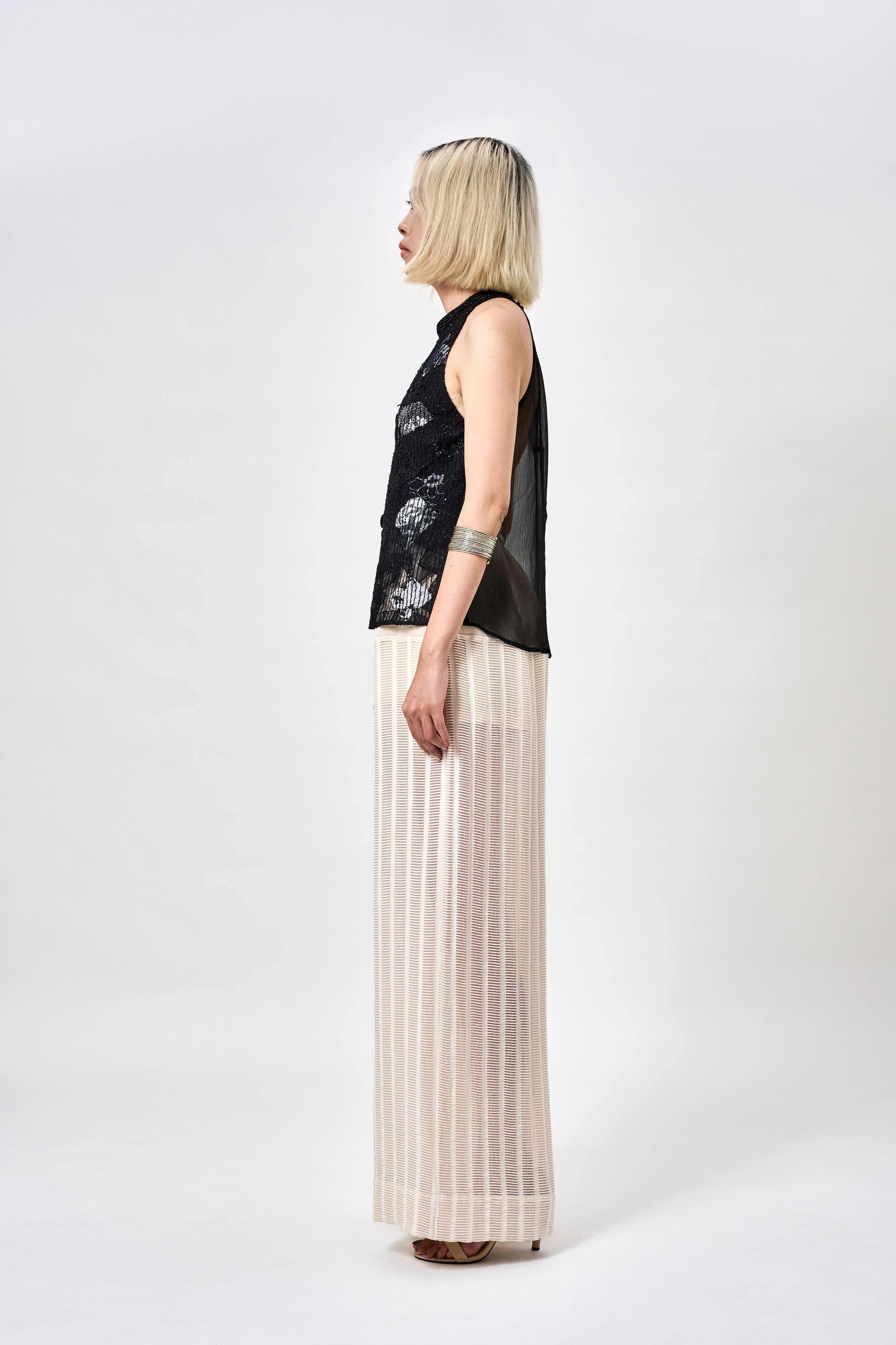 KHAAR | Handloom Halter Top