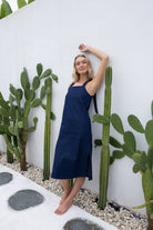 OLIVE BASICS | Rachel Reversible Denim Dress