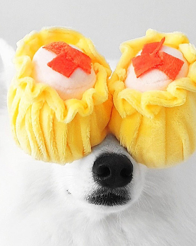 NOM | Waggle Siew Mai Squeakie Chew Toy