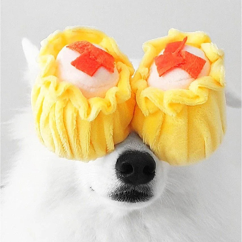 NOM | Waggle Siew Mai Squeakie Chew Toy