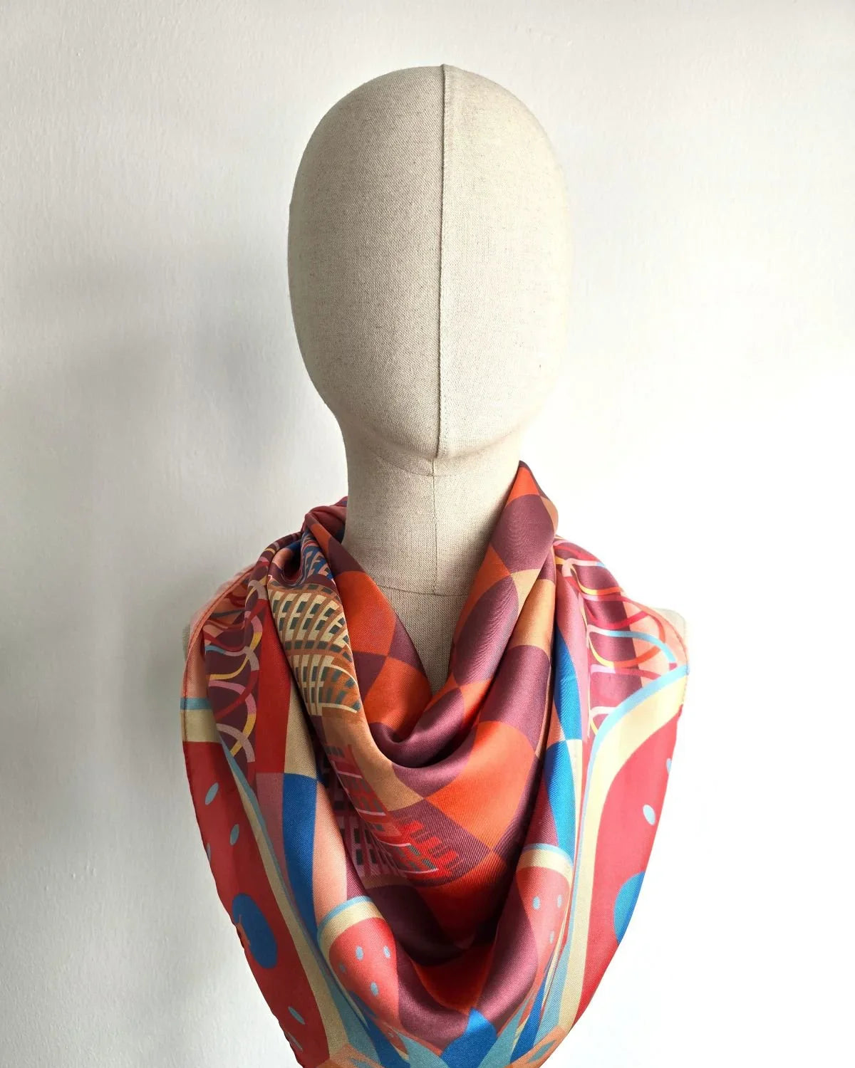 BINARY STYLE | Playground Memories Silk Scarf