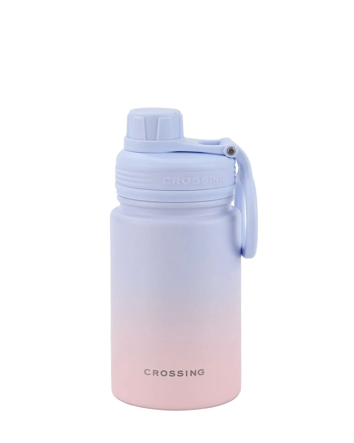 CROSSING | 400ml Urban S/S Insulated Screw Cap Sports Bottle With Handle