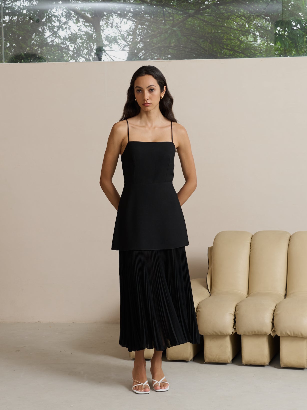 EMVY | Gabrielle Padded Dress - Black