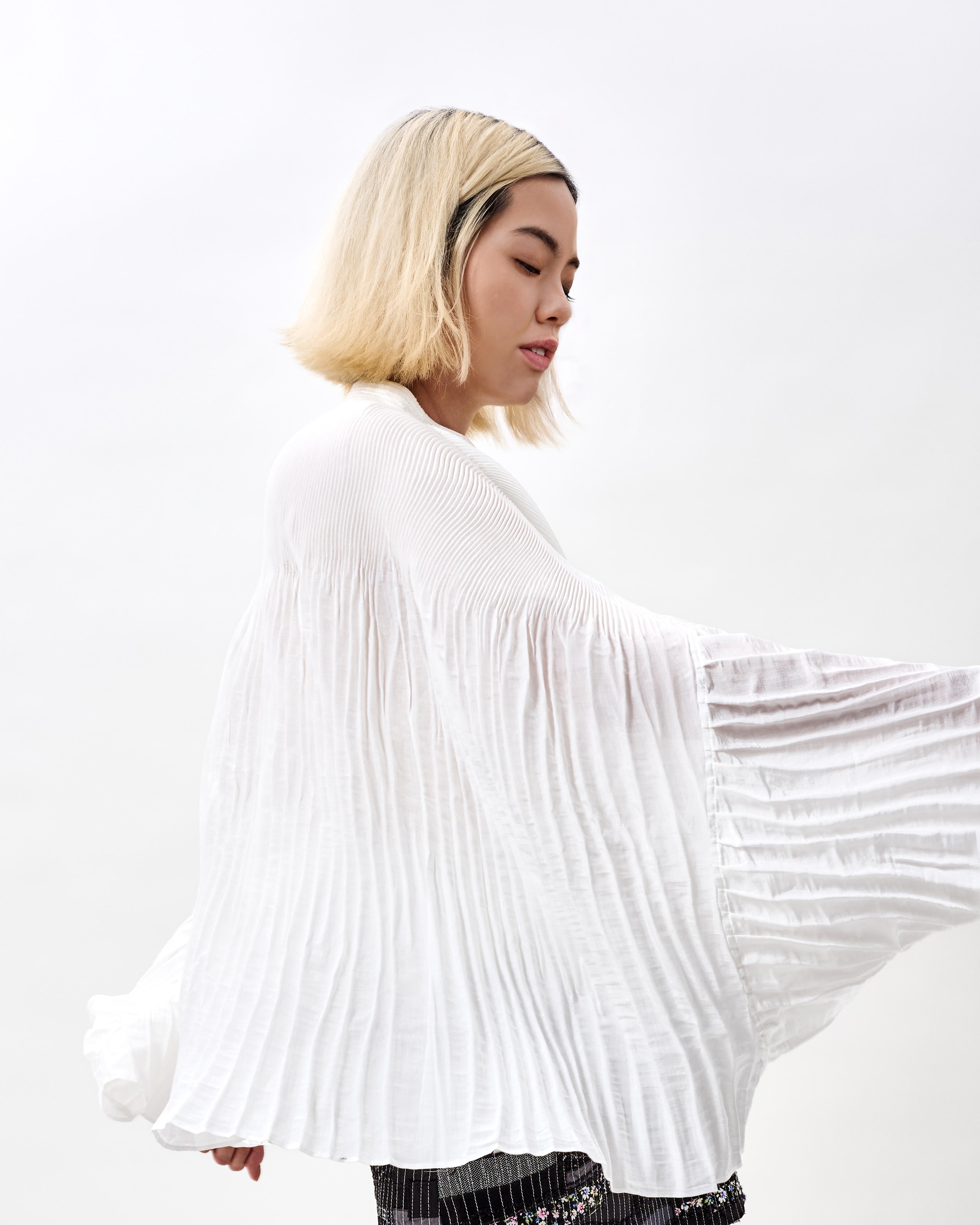 KHAAR | Pleated Crop Top