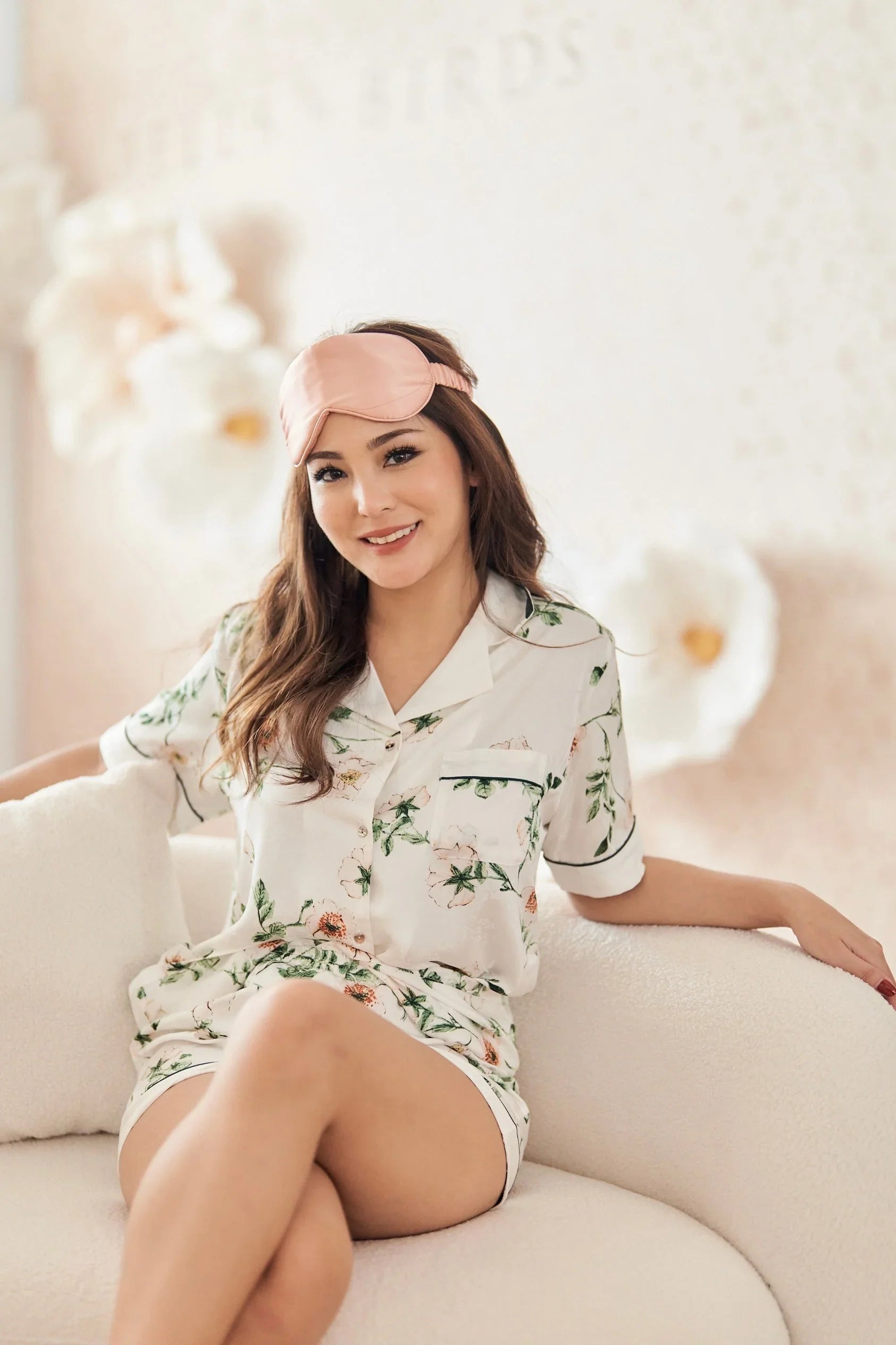 BELLS & BIRDS | Mulberry Silk Eye Mask
