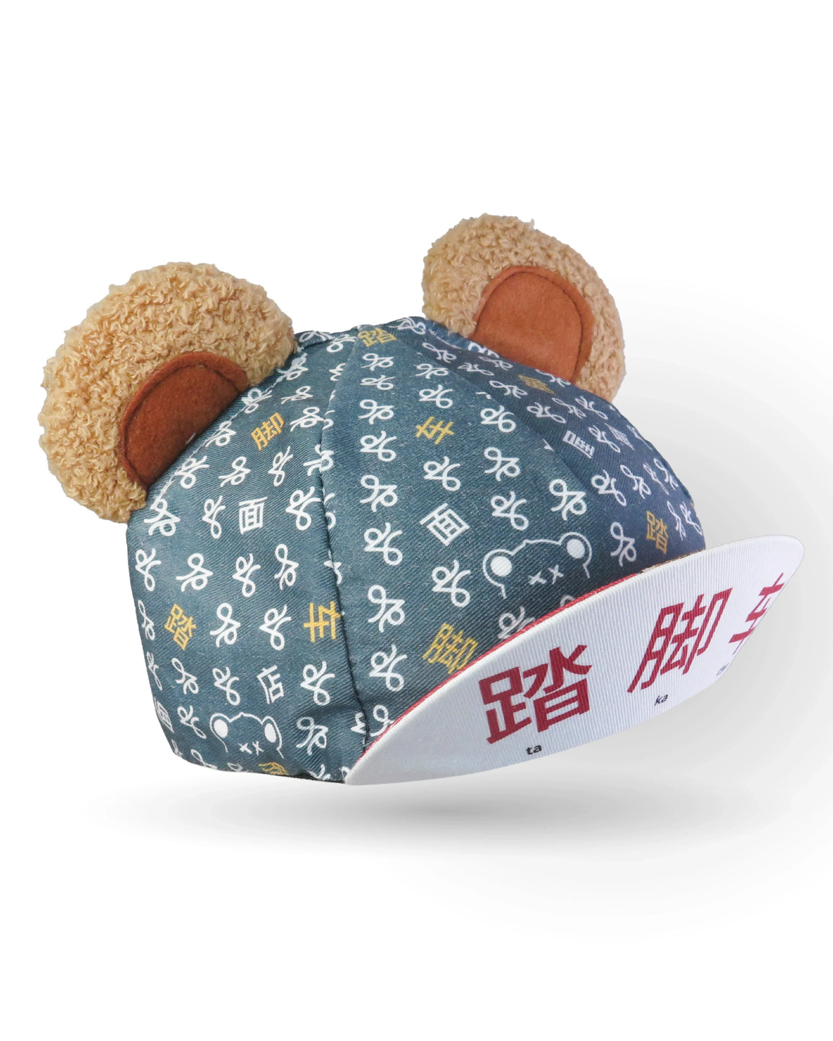EXTRA NOODLE | EXTRA NOODLES x TAKACHYA Monogram Cycling Cap Bear Ears (Pre-Order)