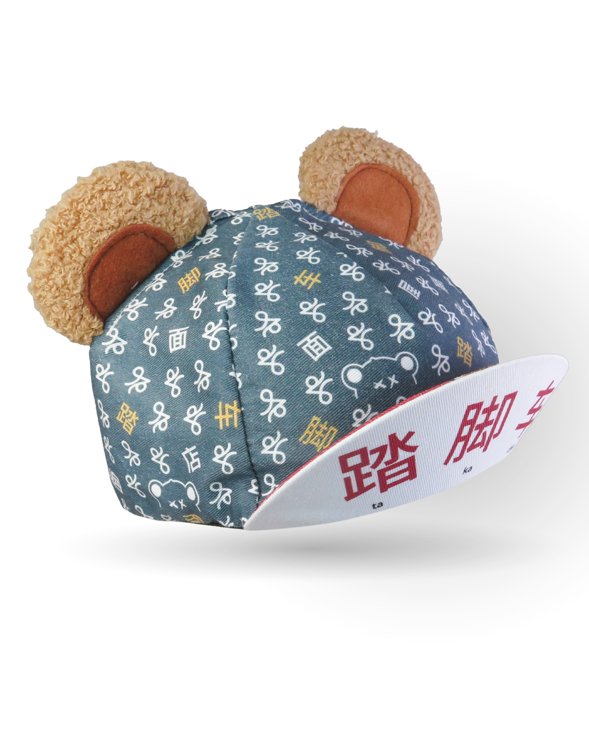 EXTRA NOODLE | EXTRA NOODLES x TAKACHYA Monogram Cycling Cap Bear Ears (Pre-Order)