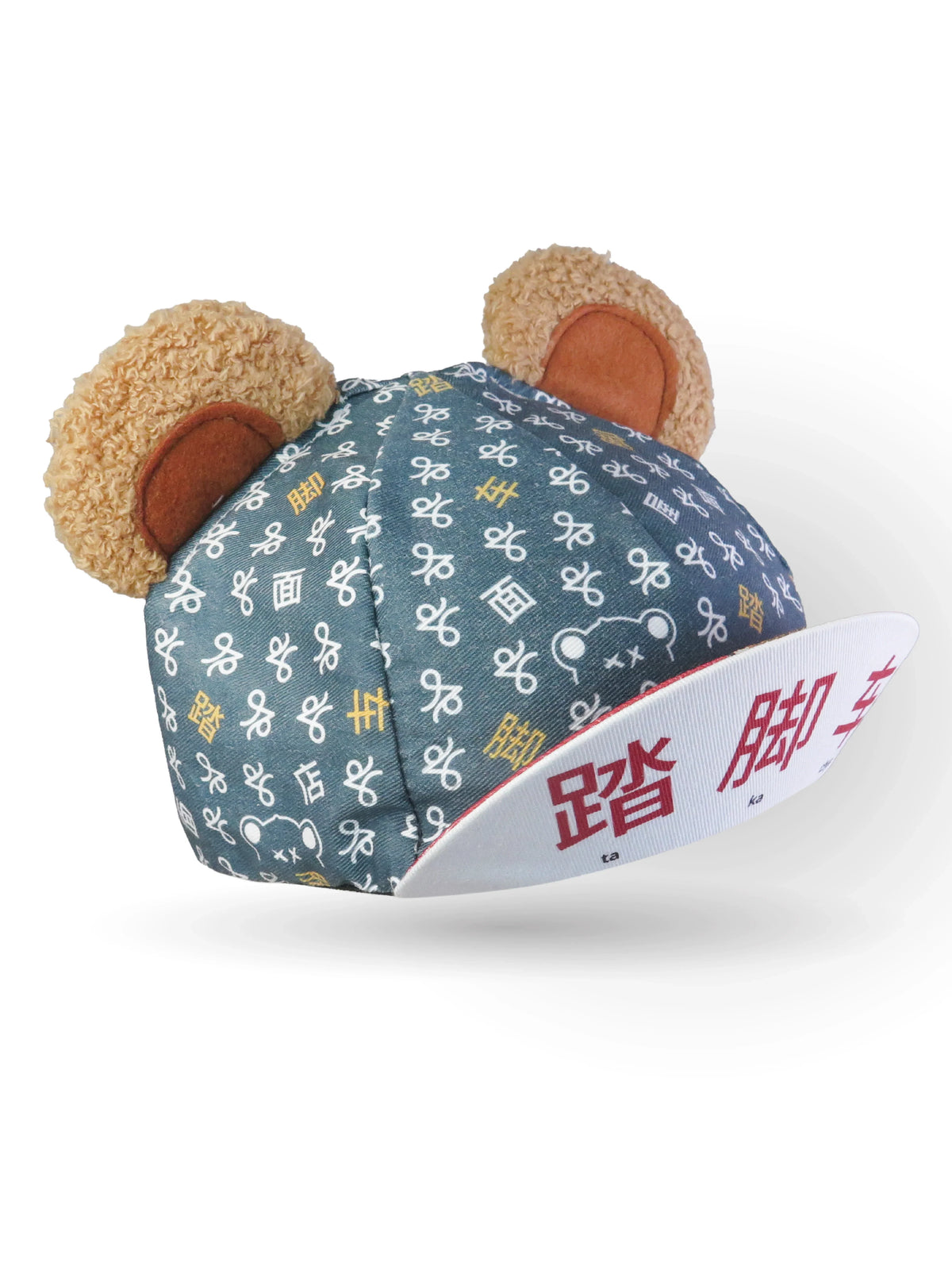 EXTRA NOODLE | EXTRA NOODLES x TAKACHYA Monogram Cycling Cap Bear Ears (Pre-Order)