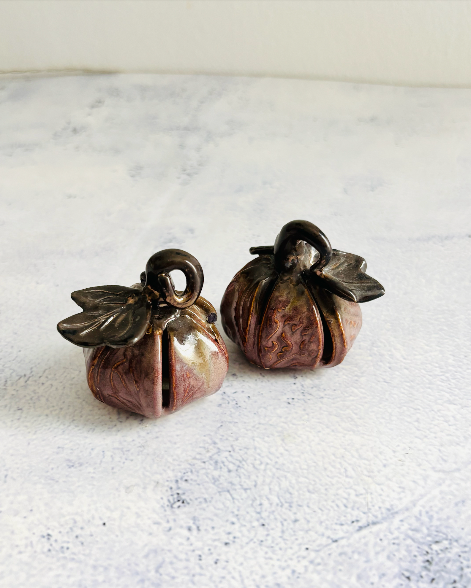 CERAMIC BY JAS | Handmade Ceramic Pumpkin Décor S