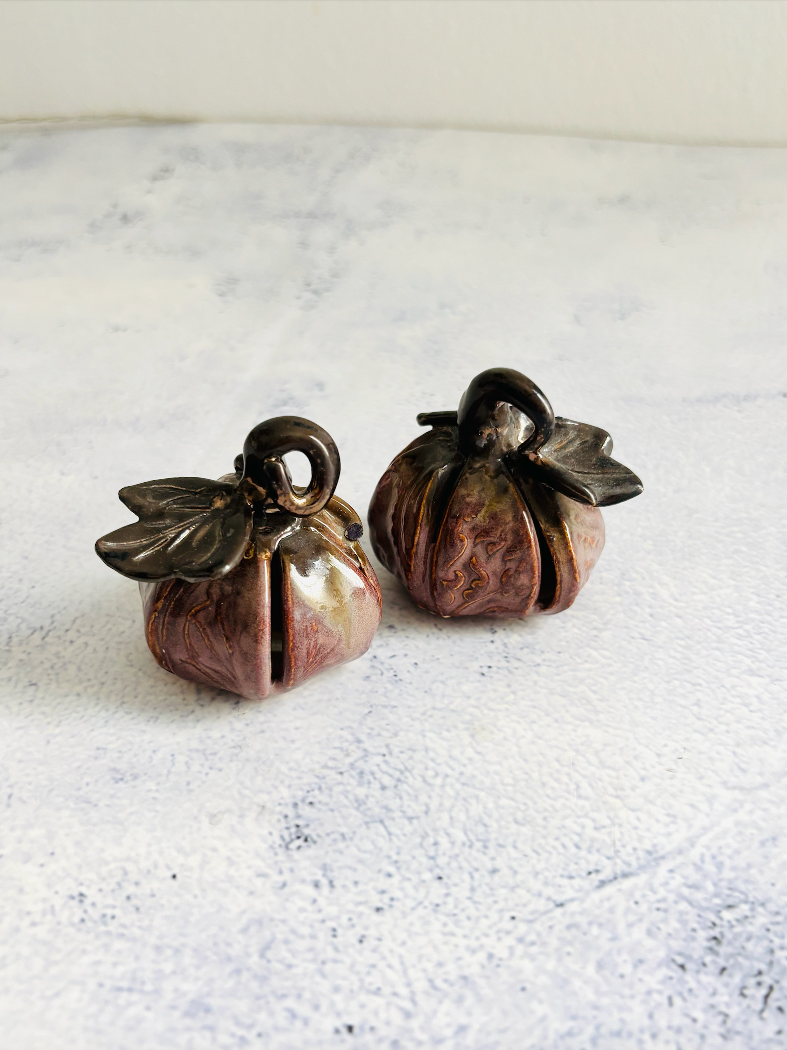 CERAMIC BY JAS | Handmade Ceramic Pumpkin Décor S