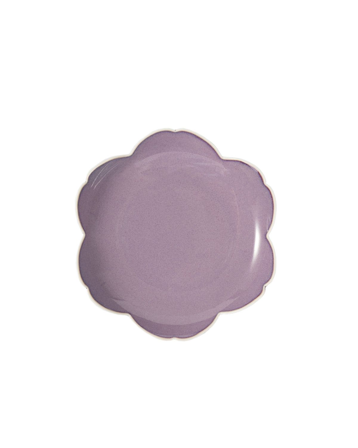 CRAFILAB | Purple & Jun Kiln Transmutation Floral Saucer