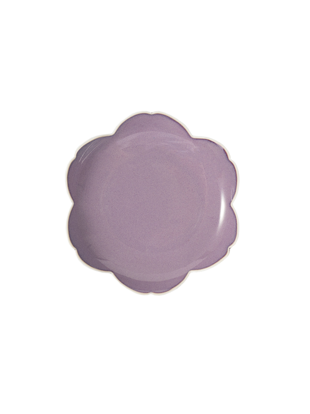 CRAFILAB | Purple & Jun Kiln Transmutation Floral Saucer