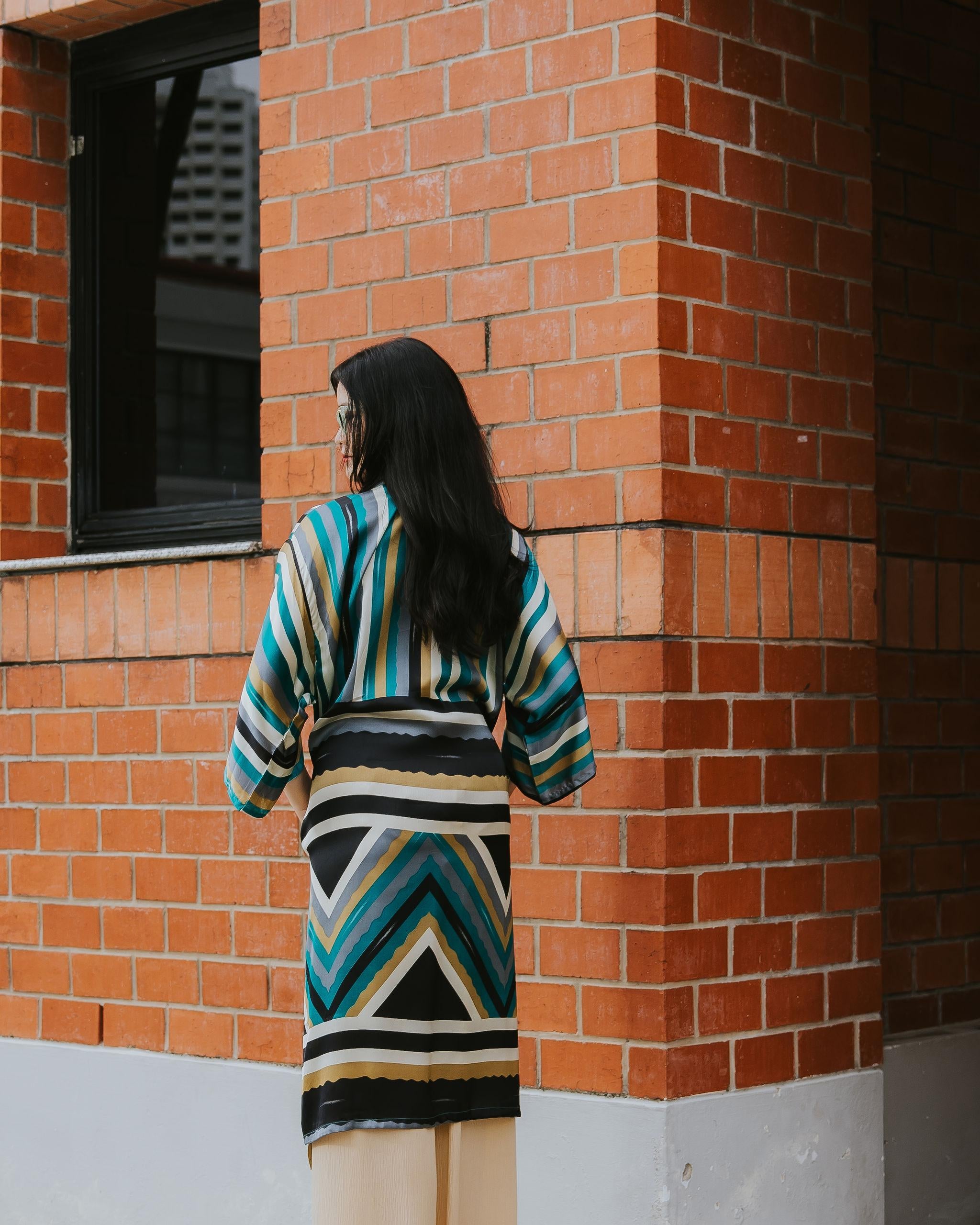 RAJA RANI | Modal Silk Long Kimono