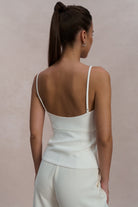 EMVY | Layla Padded Top - White