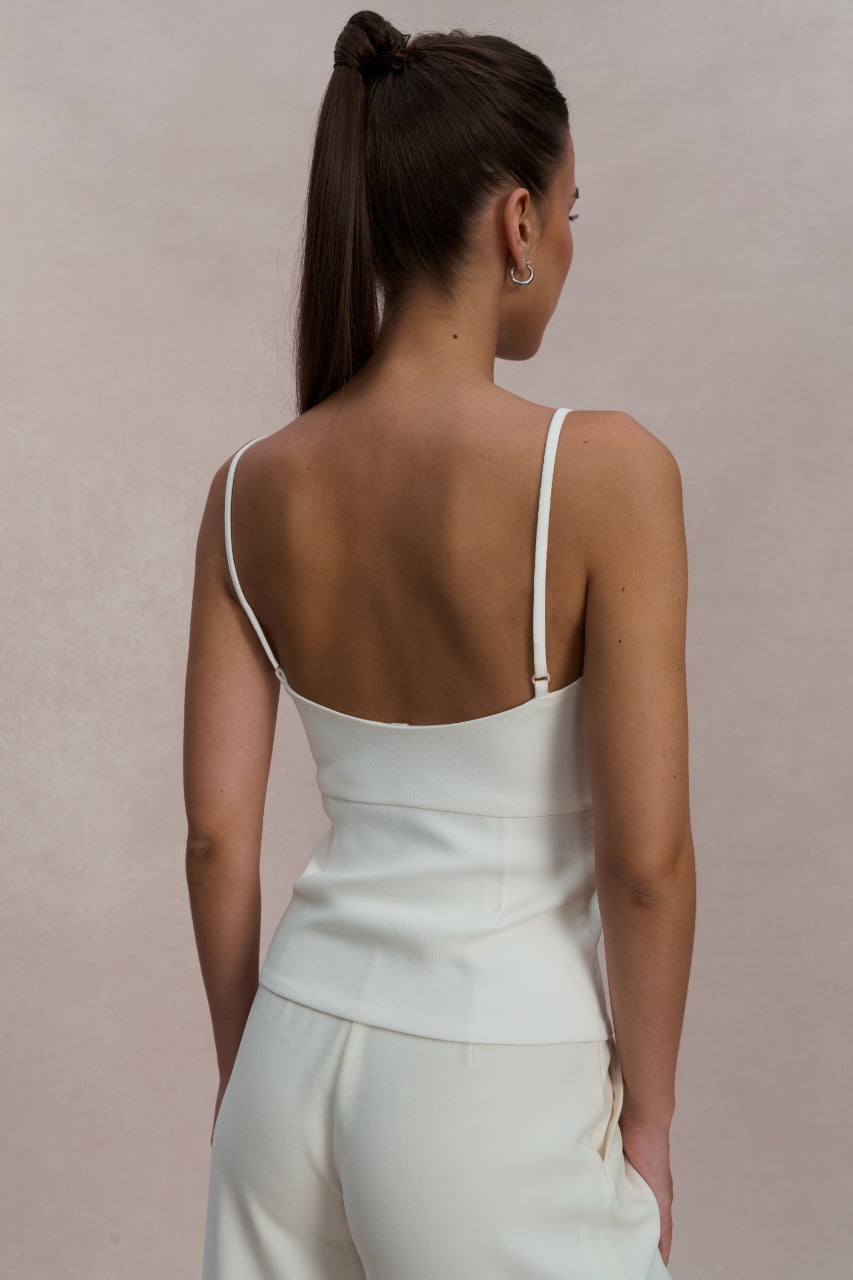 EMVY | Layla Padded Top - White