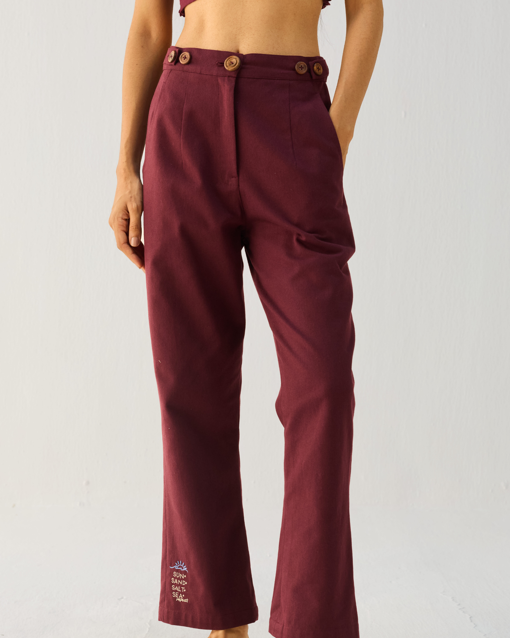 SUI | By The Sea Organic Cotton Trousers