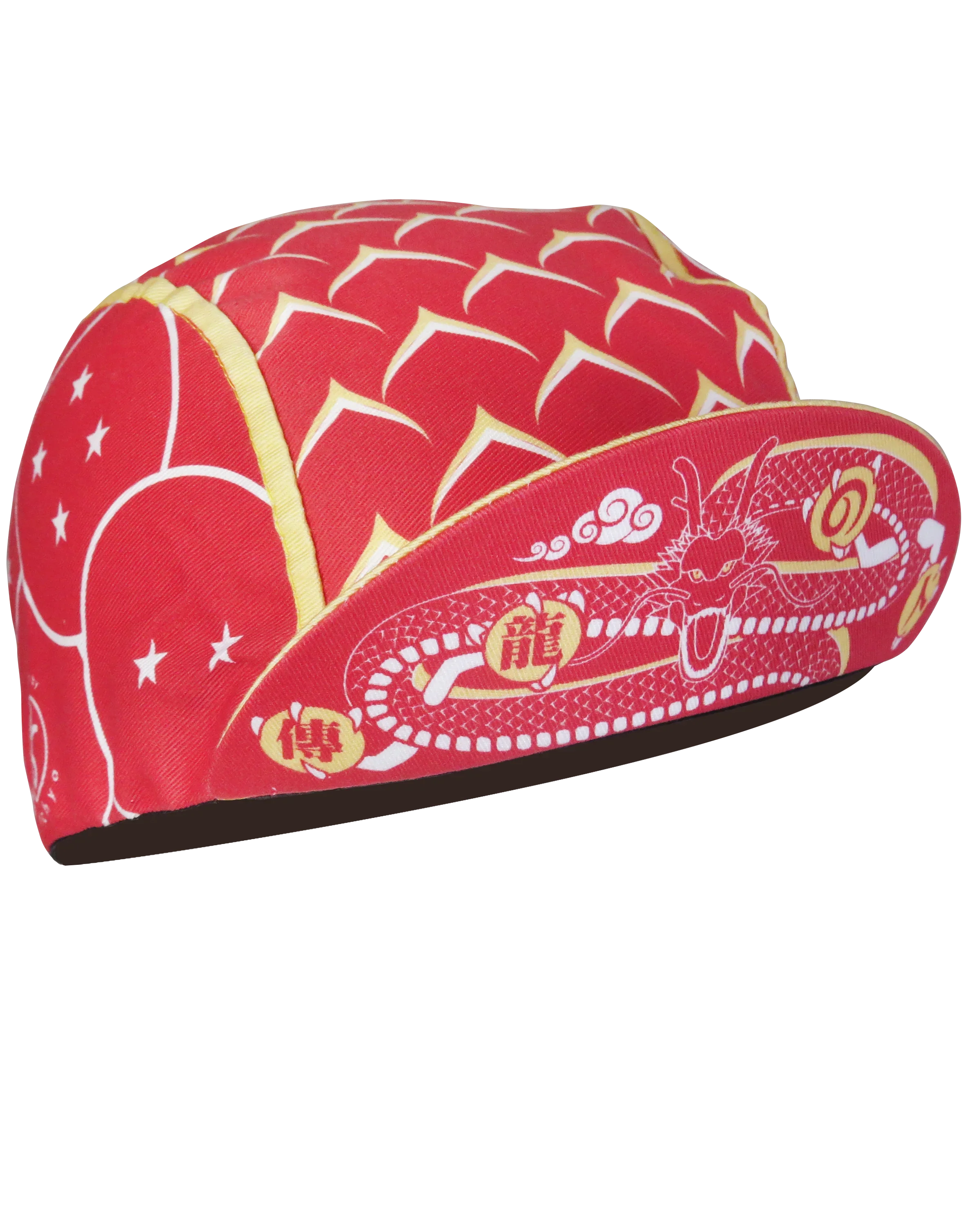 A DESIGN BY TAKACHYA | Cycling Cap - DragonfruitZ Auspicious Red
