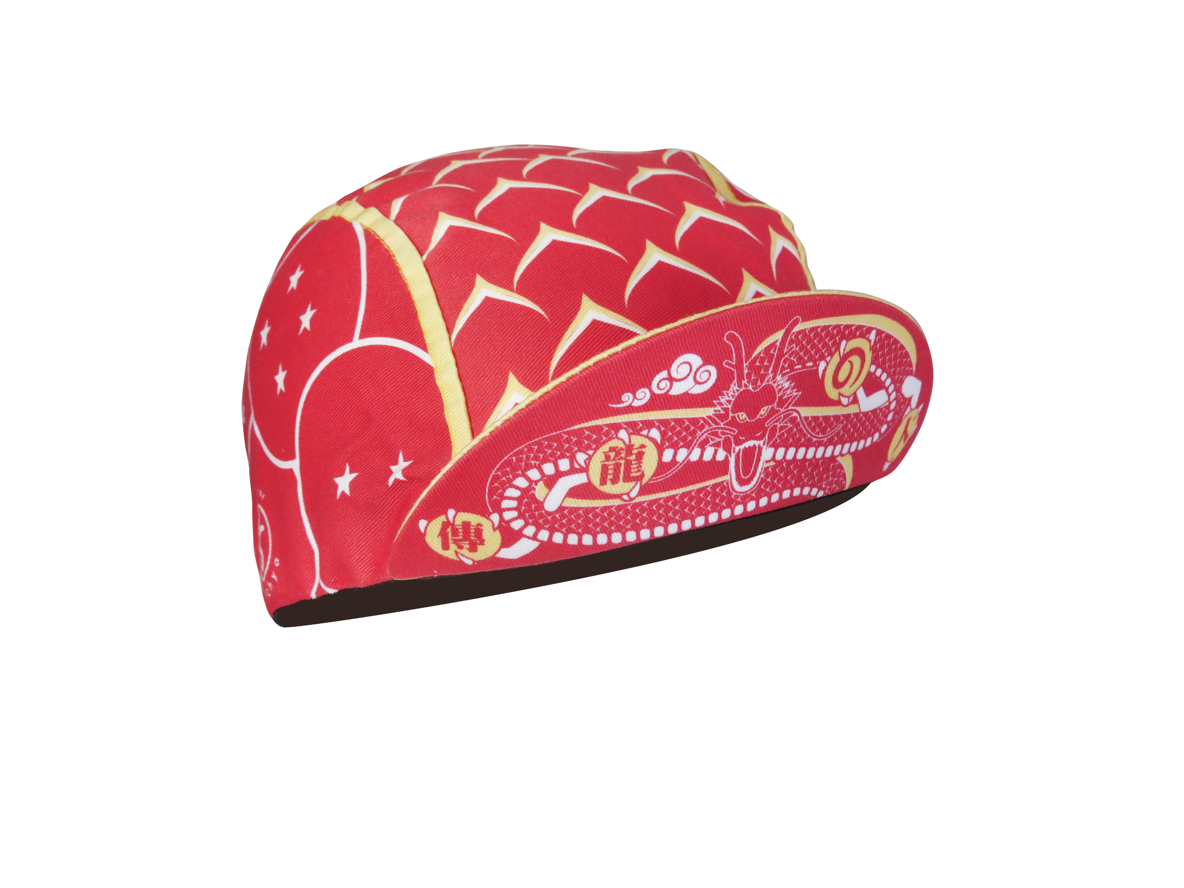 A DESIGN BY TAKACHYA | Cycling Cap - DragonfruitZ Auspicious Red