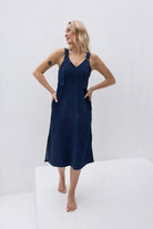 OLIVE BASICS | Rachel Reversible Denim Dress