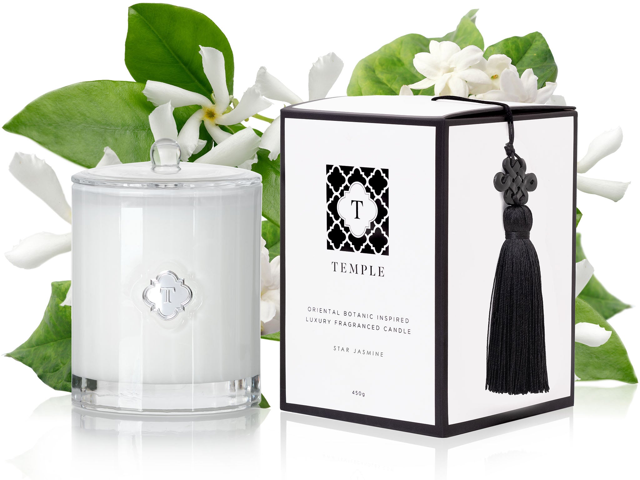 TEMPLE CANDLES | Luxury Fragranced Candle - Star Jasmine