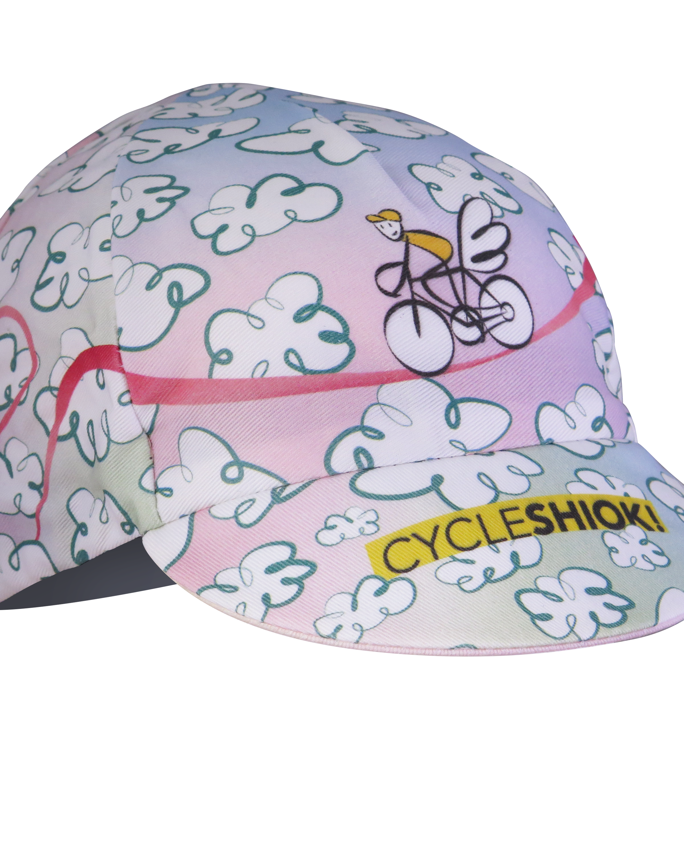 A DESIGN BY TAKACHYA | Cycling Cap - Flying Unicorn Psychedelic