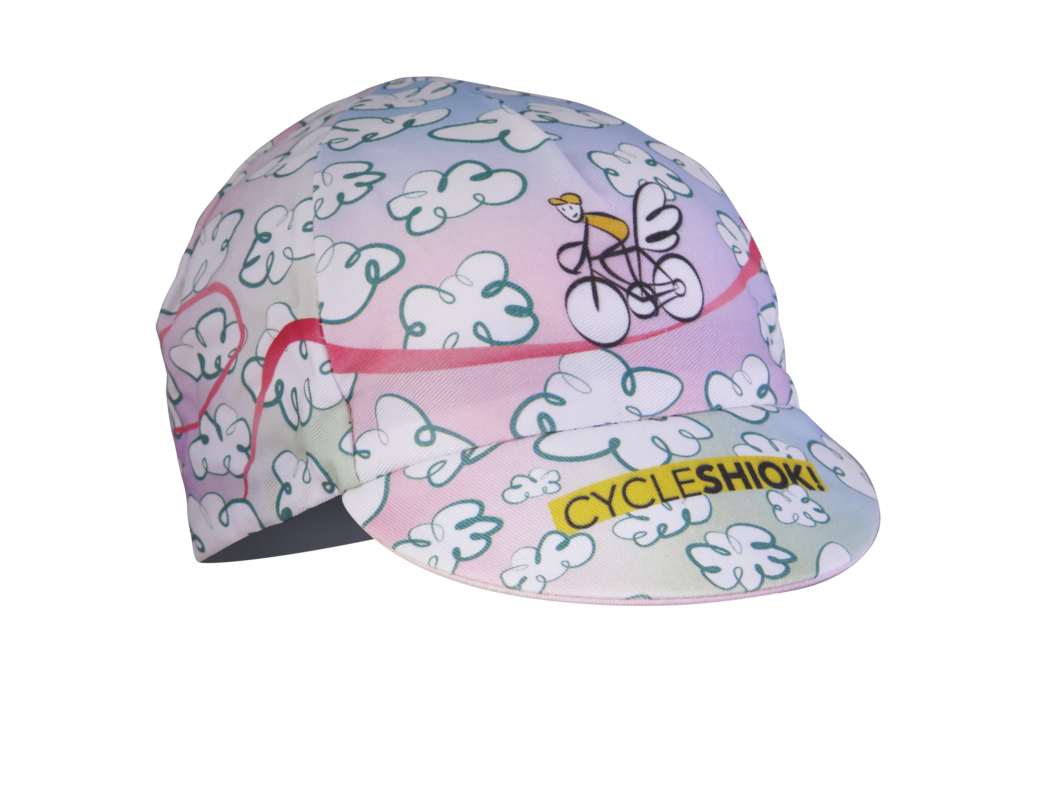 A DESIGN BY TAKACHYA | Cycling Cap - Flying Unicorn Psychedelic