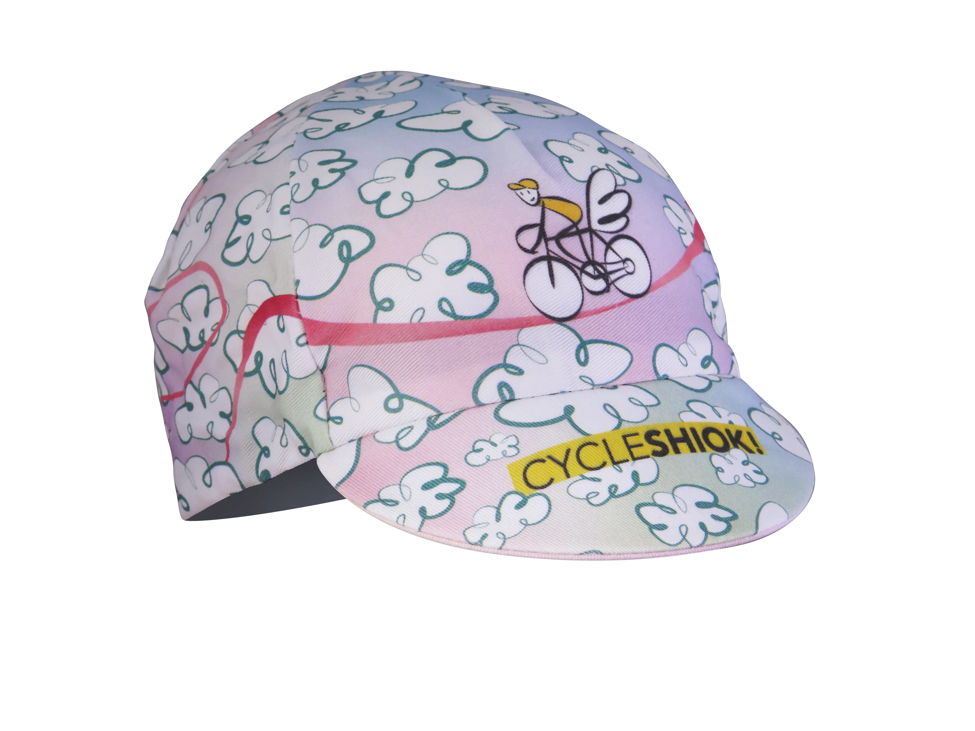 A DESIGN BY TAKACHYA | Cycling Cap - Flying Unicorn Psychedelic
