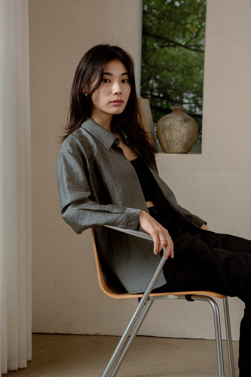 SAERO COLLECTIVE | Oreum Shirt V. 2 | Moss Grey