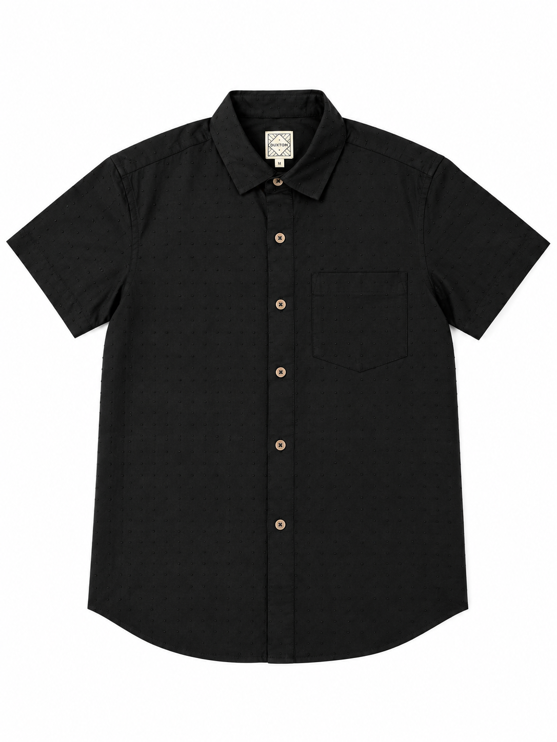 DUXTON | Regular Fit Button Up Shirt - Swiss Dot