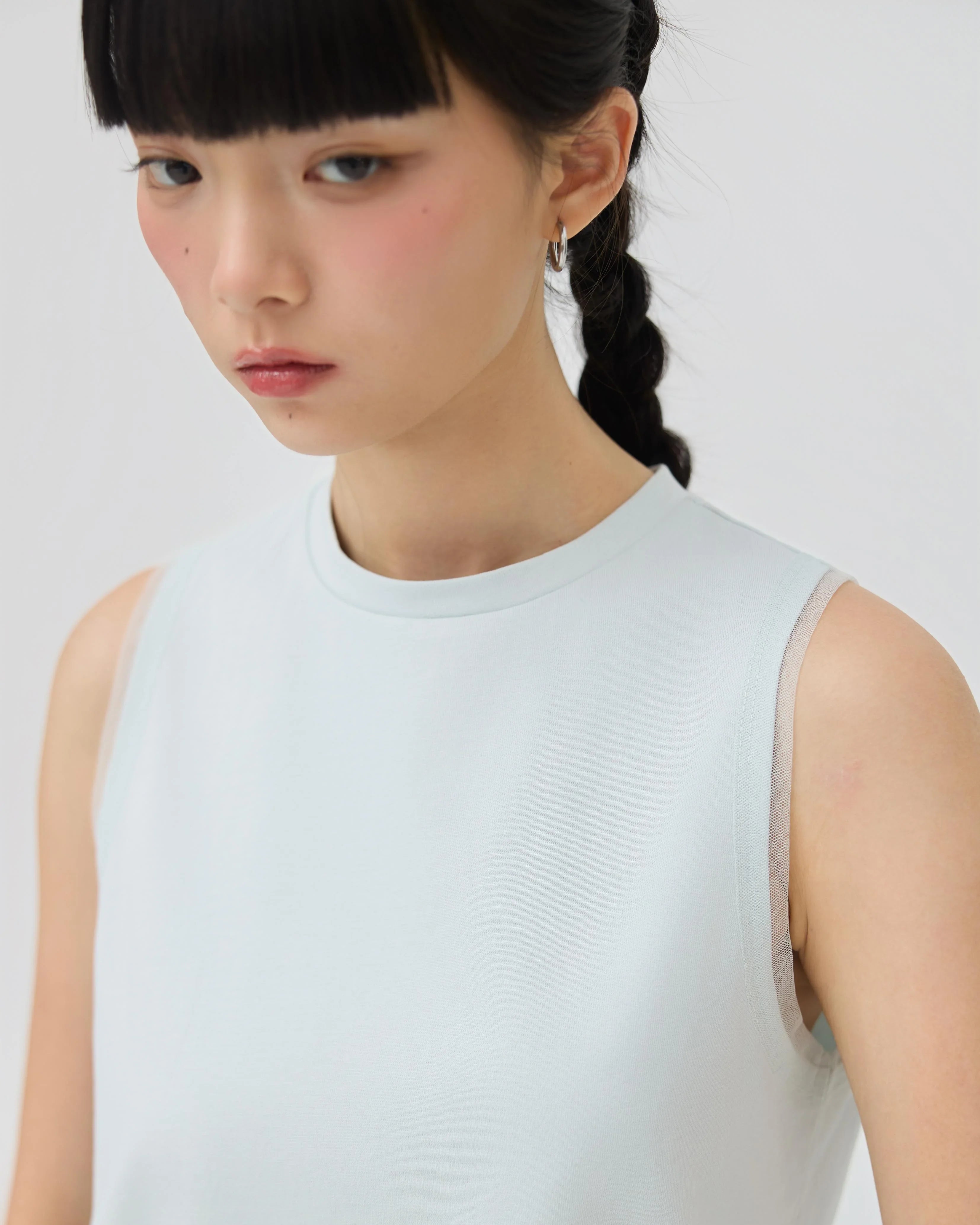 3EIGHTH | Kumo Muscle Tank | Stone Blue