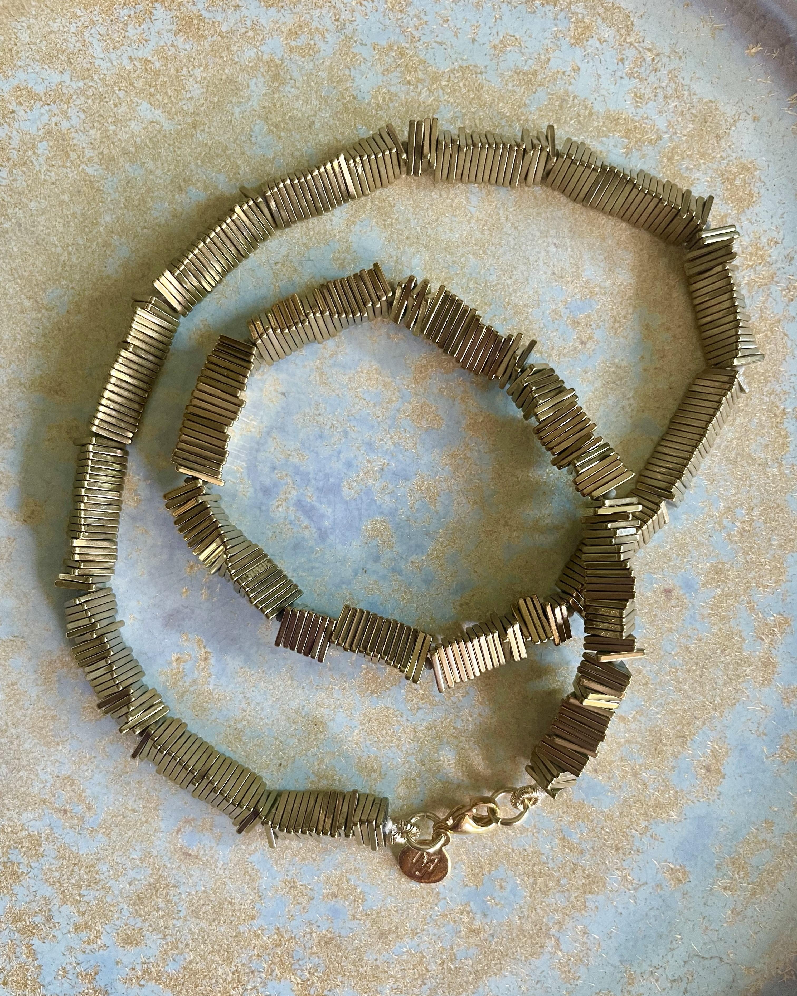 MARILYN TAN JEWELLERY | Kinetic Natural Hematite Gemstone Necklace