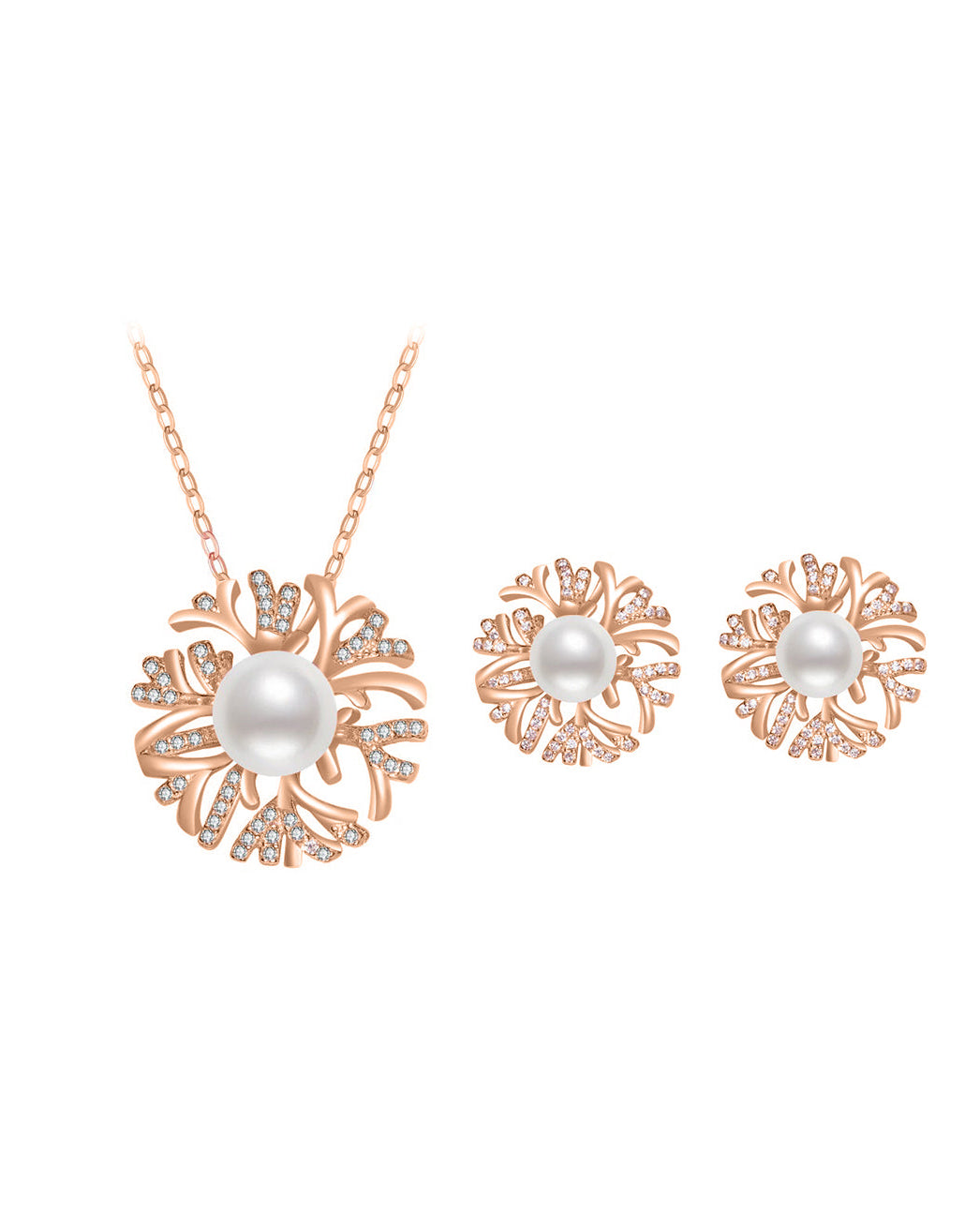 PEARLY LUSTRE | Elegant Freshwater Pearl Set WS00056 | GARDENS
