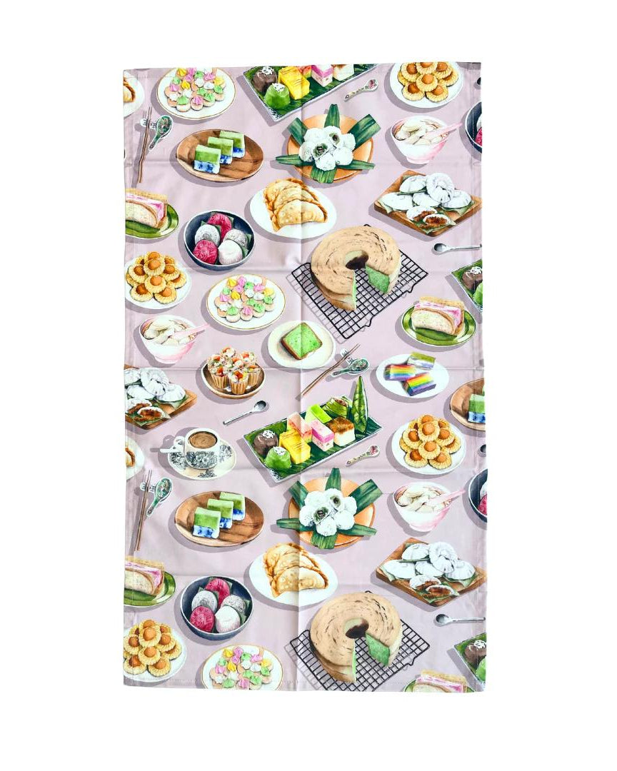 SINGLAPA | Singapore Snacks Tea Towel
