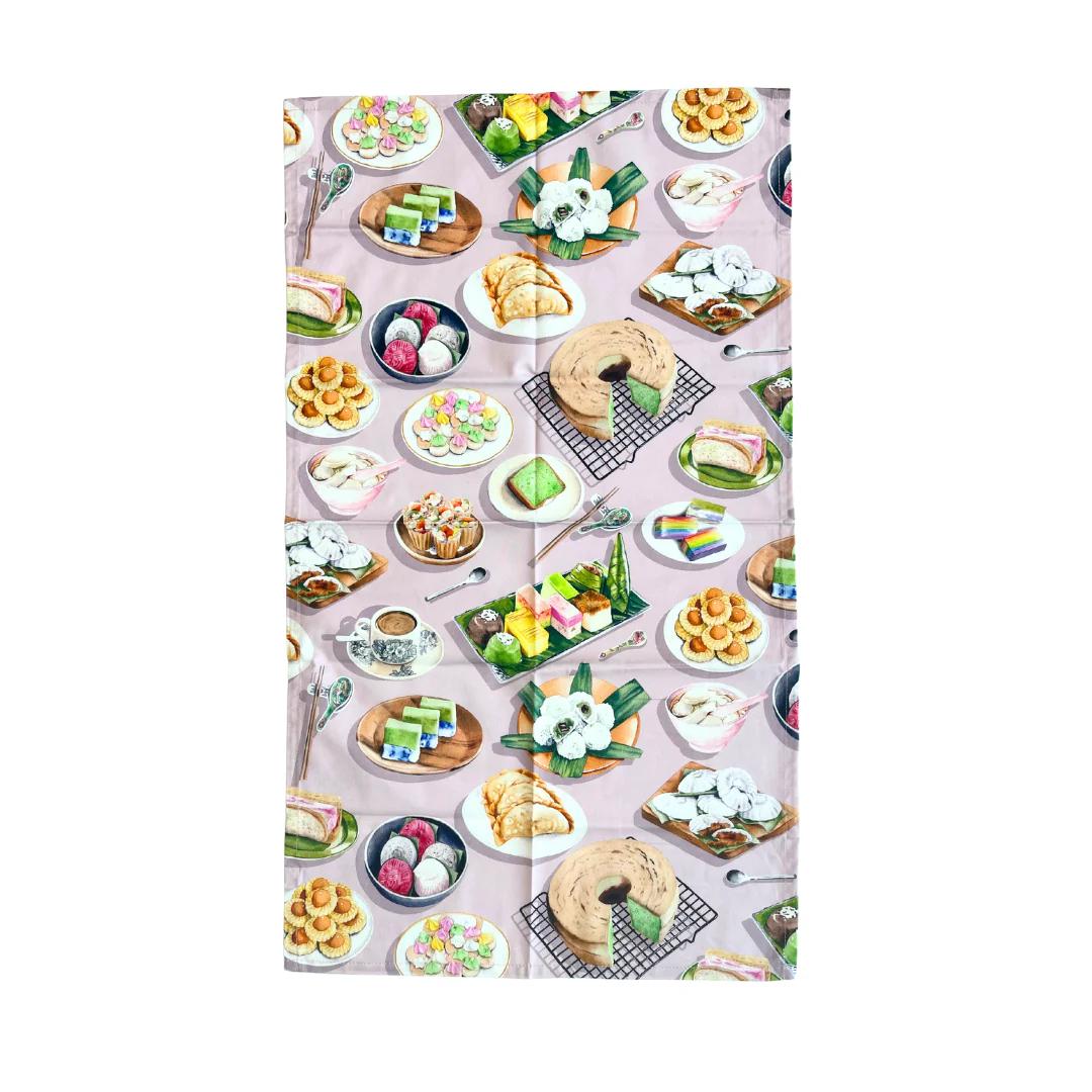 SINGLAPA | Singapore Snacks Tea Towel