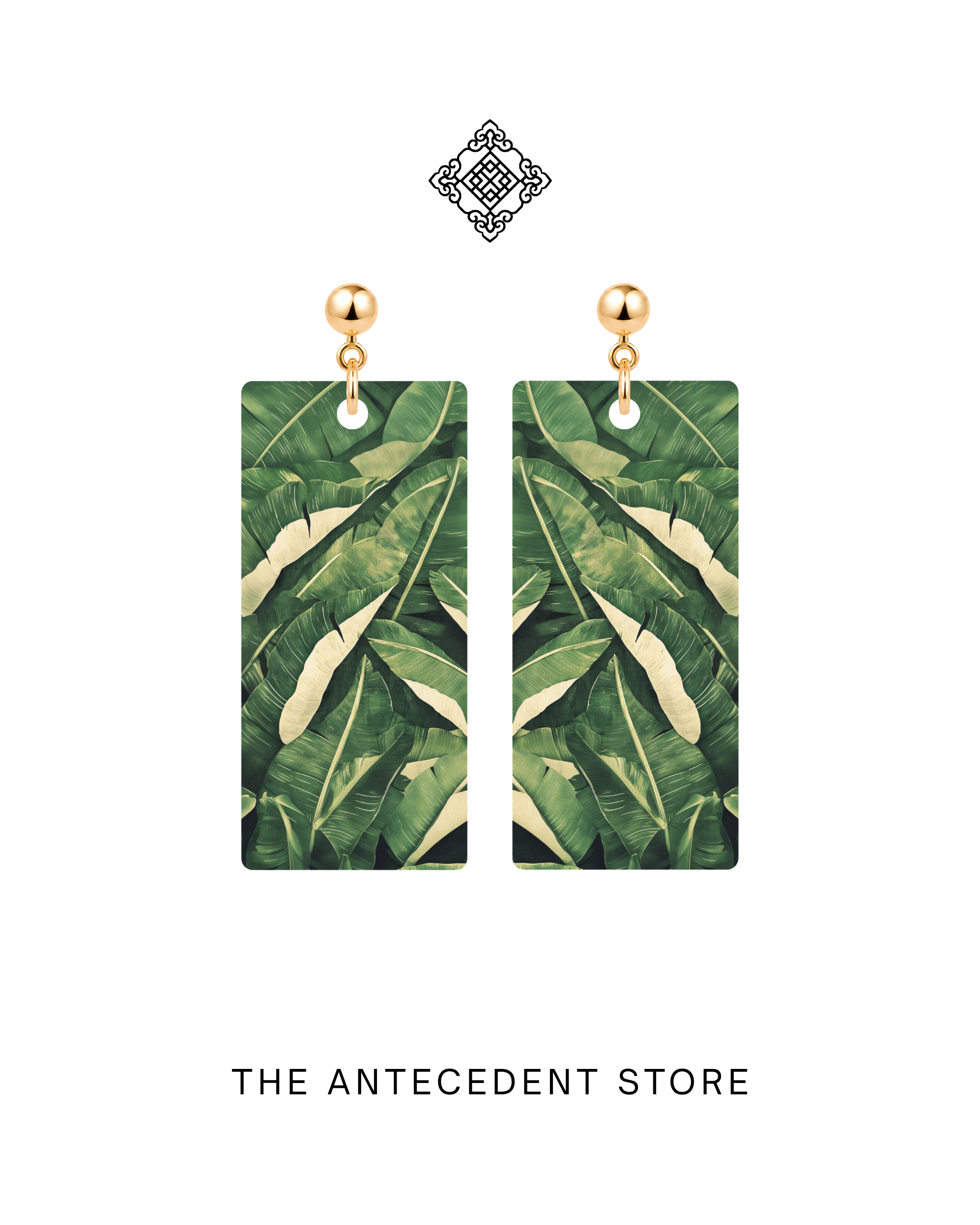 THE ANTECEDENT STORE | Banana Leaf Earrings