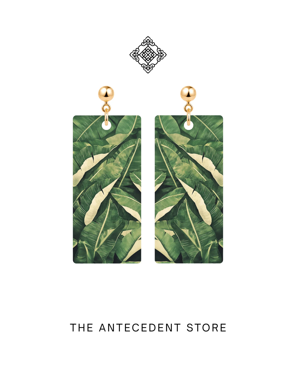 THE ANTECEDENT STORE | Banana Leaf Earrings