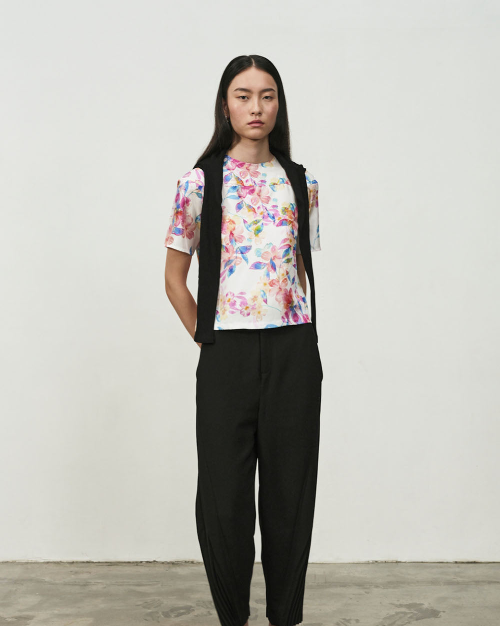 GIN LEE STUDIO | Silk Bloom Top