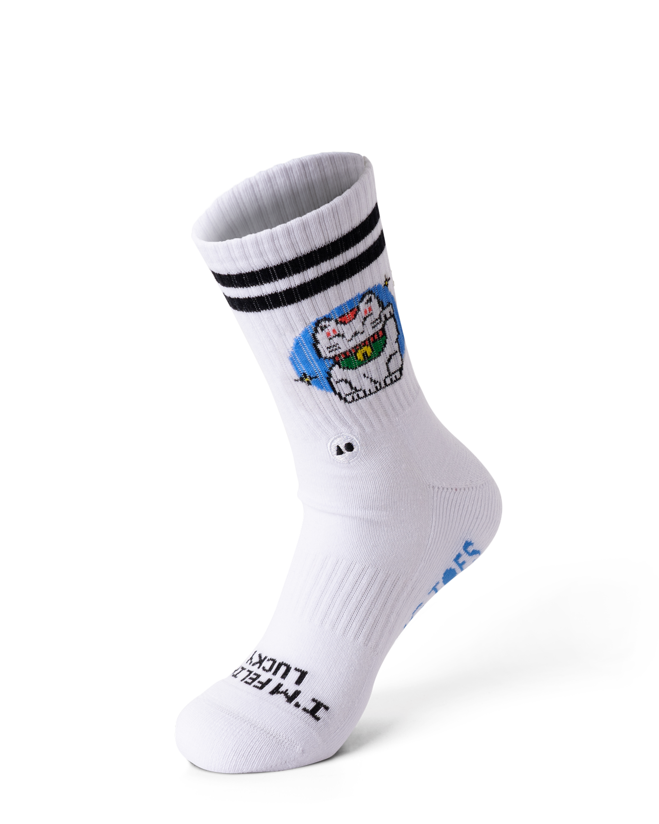 TALKING TOES | Fortune Feline Athletic Sock