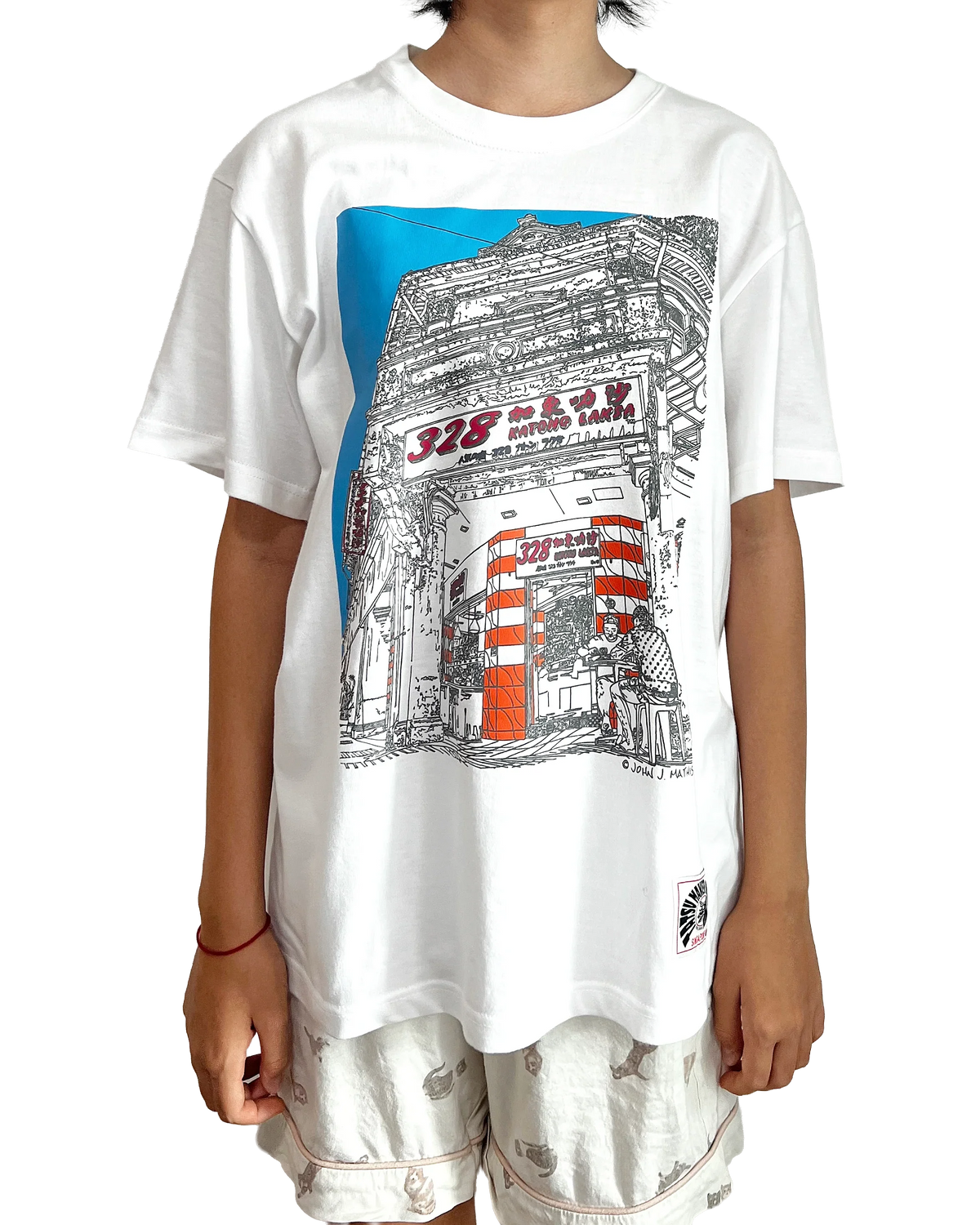 TATSU MAKER WORKS | Boon Tong Kee Little Gourmet T-Shirt | White