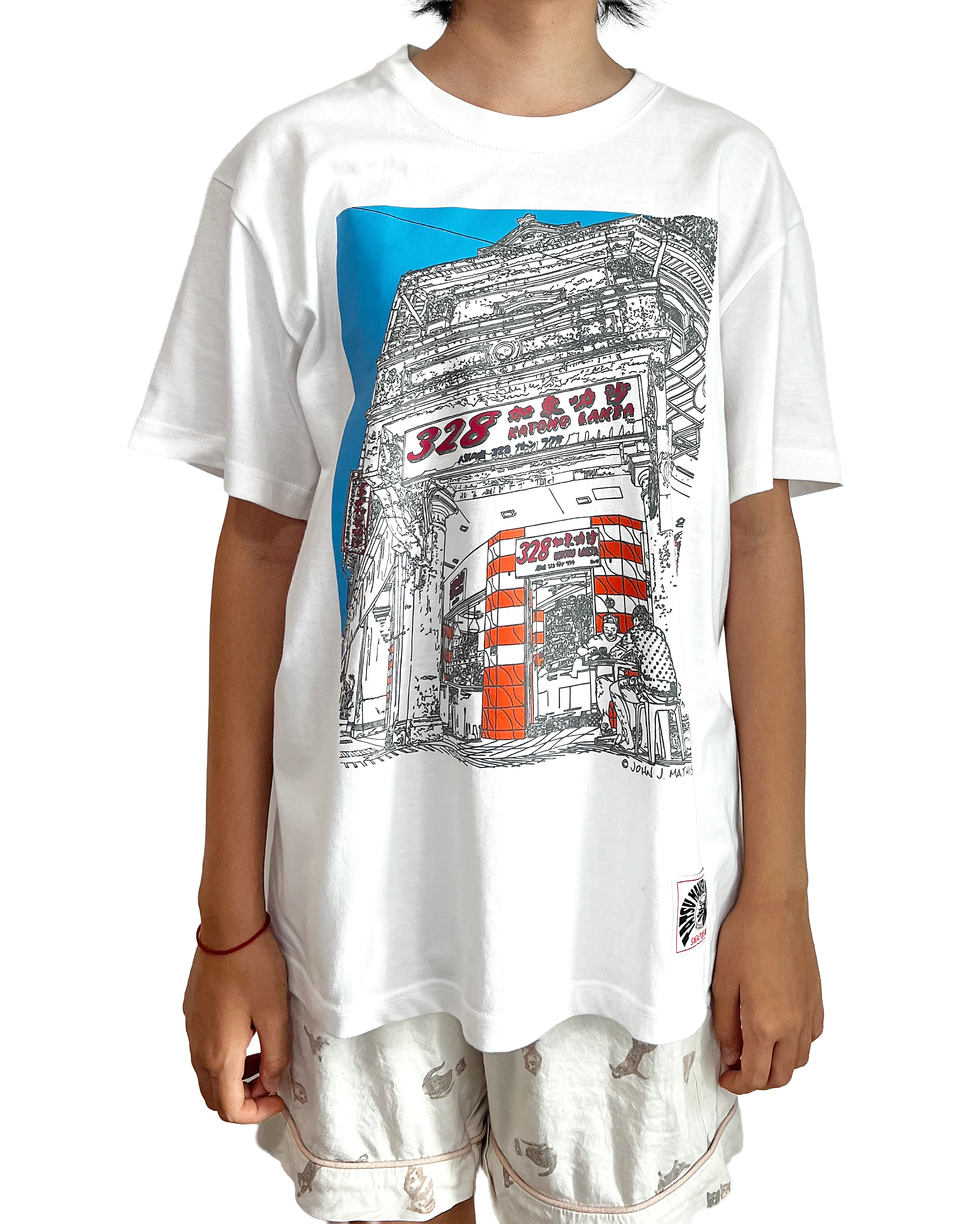 TATSU MAKER WORKS | Boon Tong Kee Little Gourmet T-Shirt | White