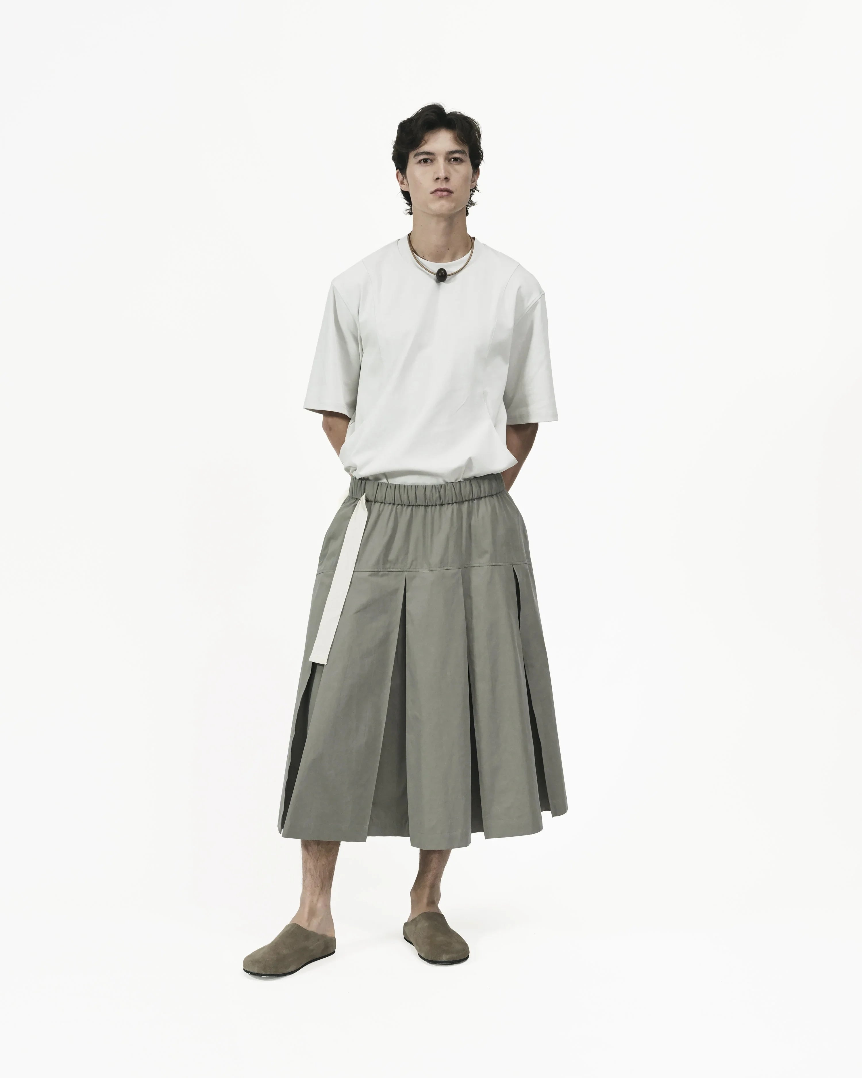 GRAYE | Two Way Midi Skirt - Magnolia Green