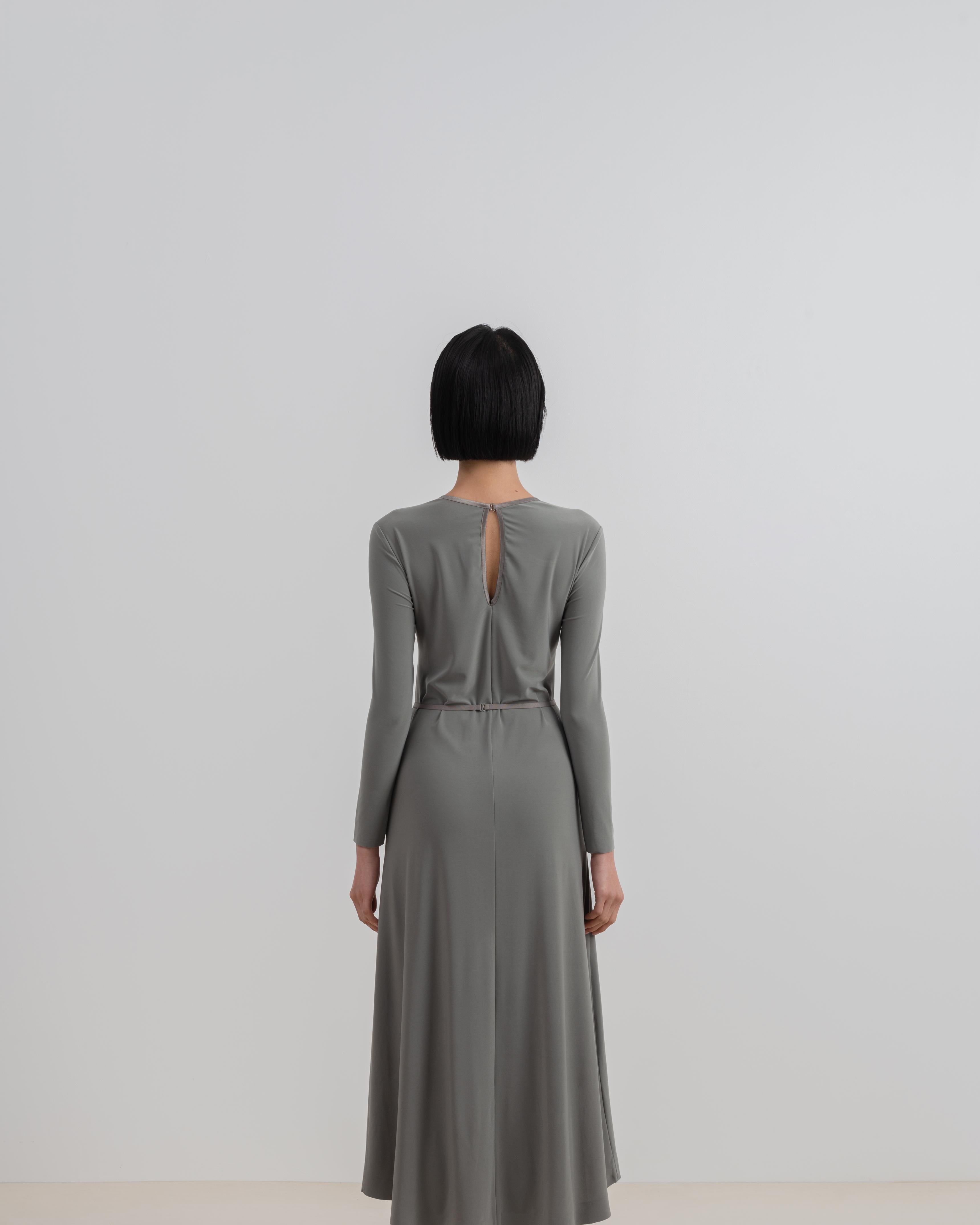 LAYERPLAN | Stretch Maxi Long Sleeve Dress