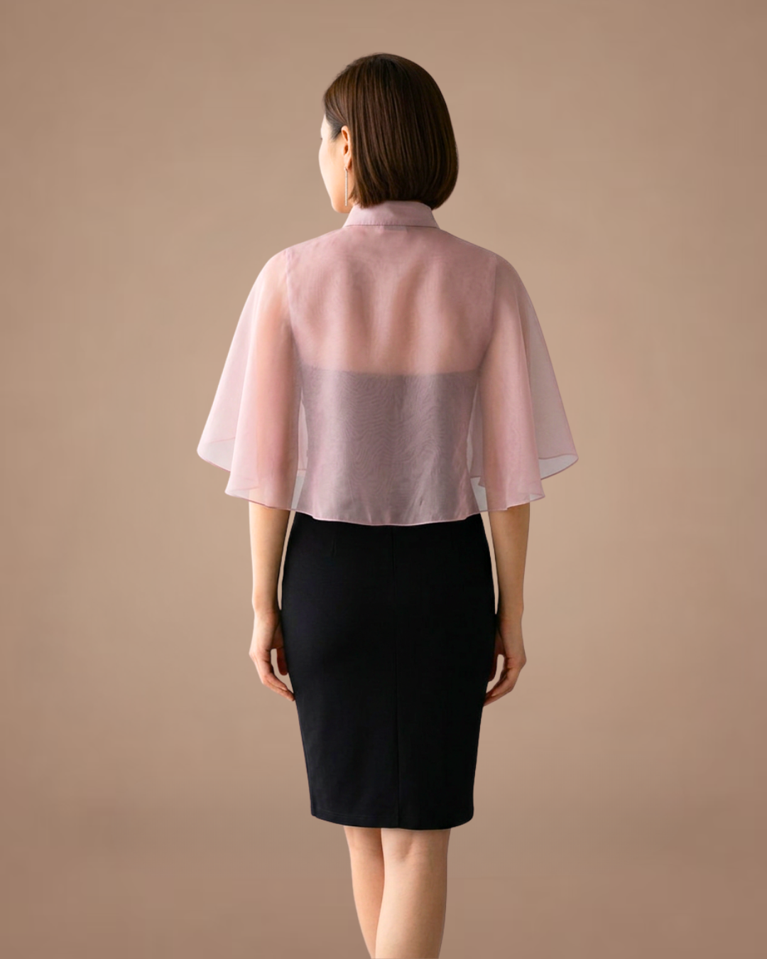PAOPAO | 盈 YING Sheer Sash Cape