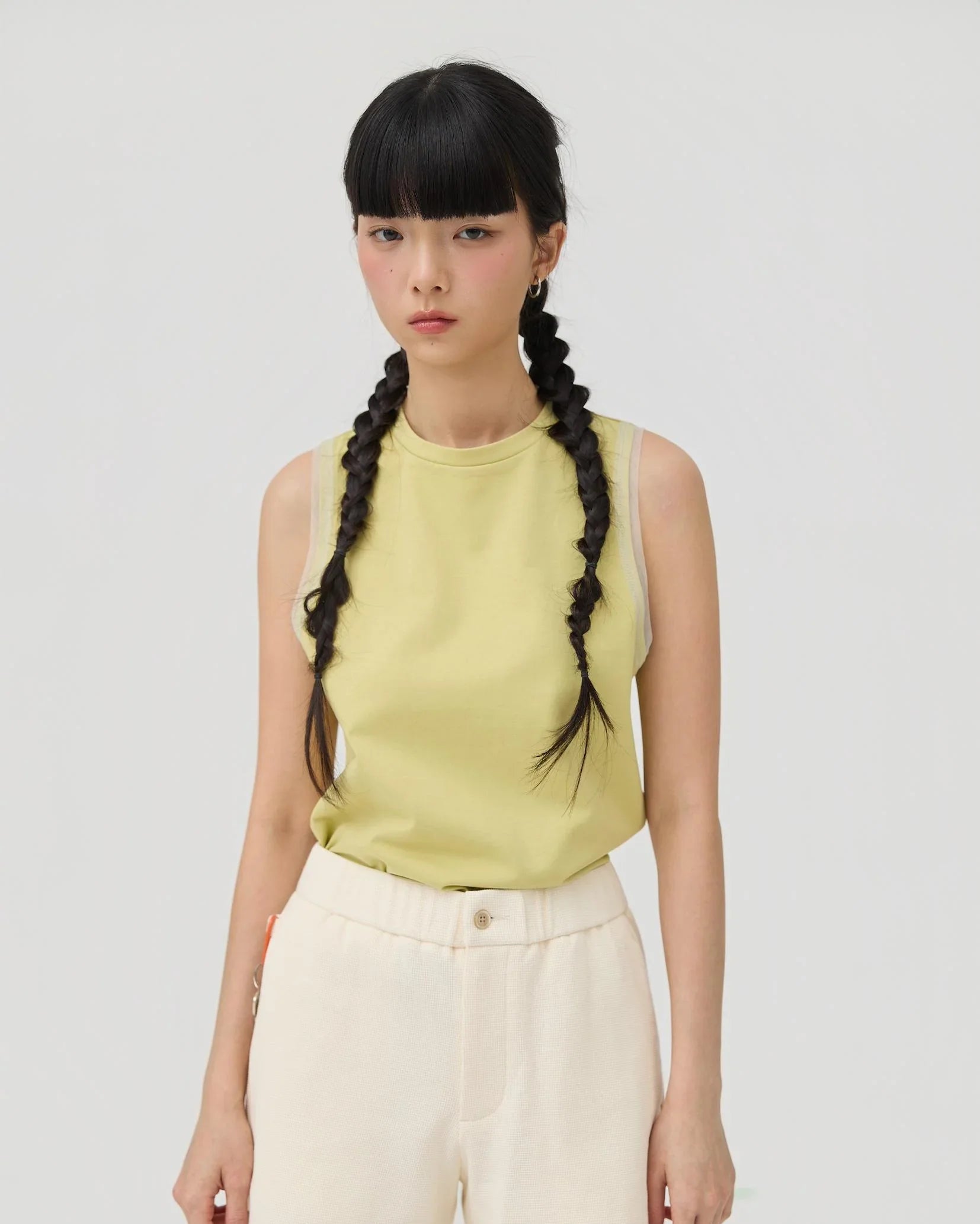 3EIGHTH | Kumo Muscle Tank | Matcha Green