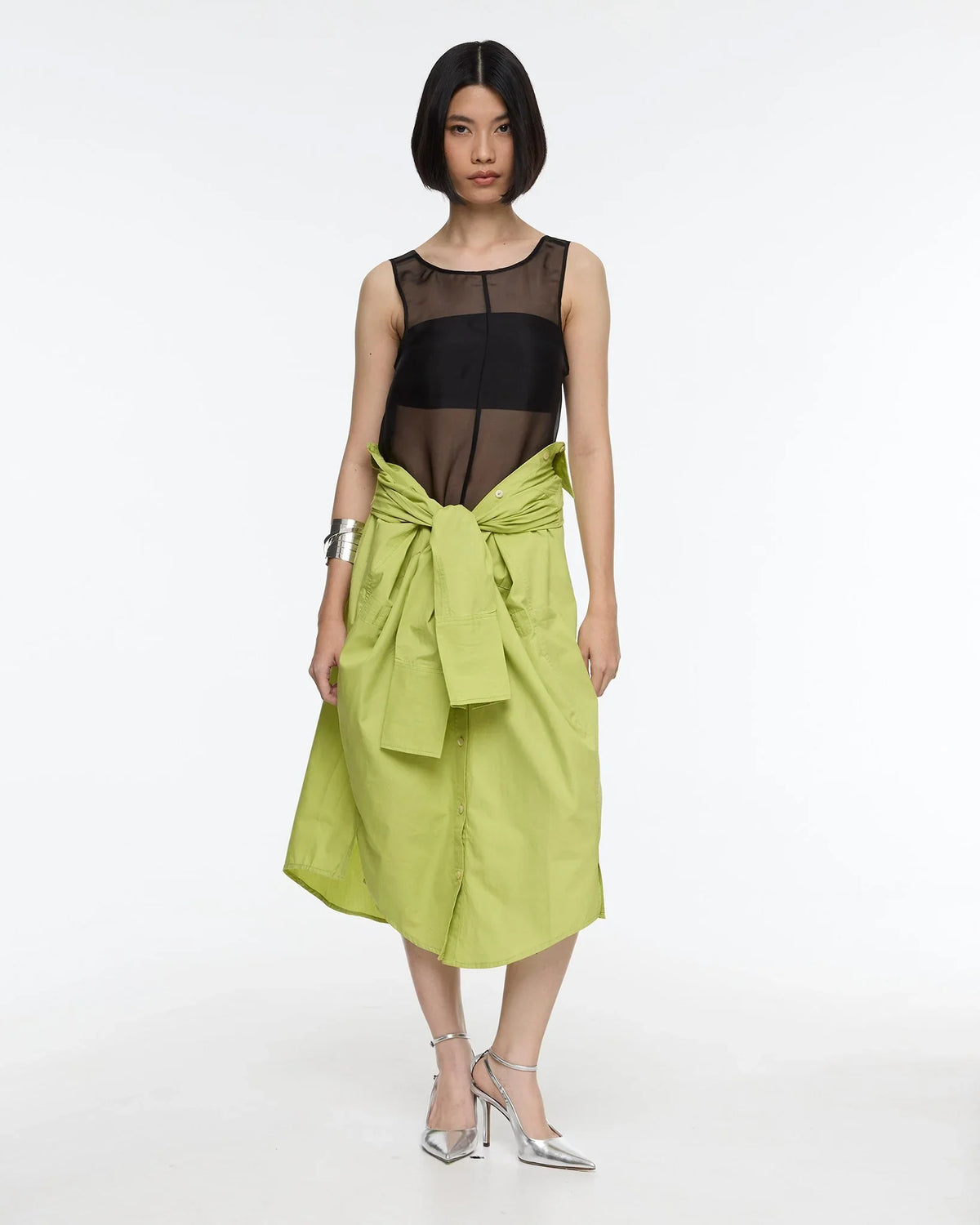 ROCK DAISY | Juliet Silk Organza Reversible Top
