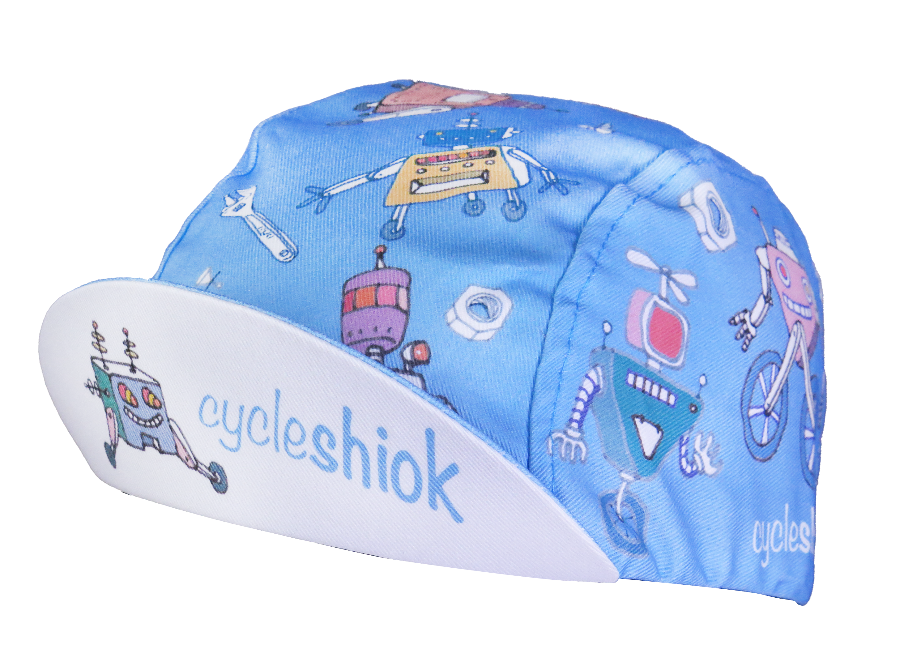 A DESIGN BY TAKACHYA | Faizal Caricatures x TKC Blue Robot Cycling Cap